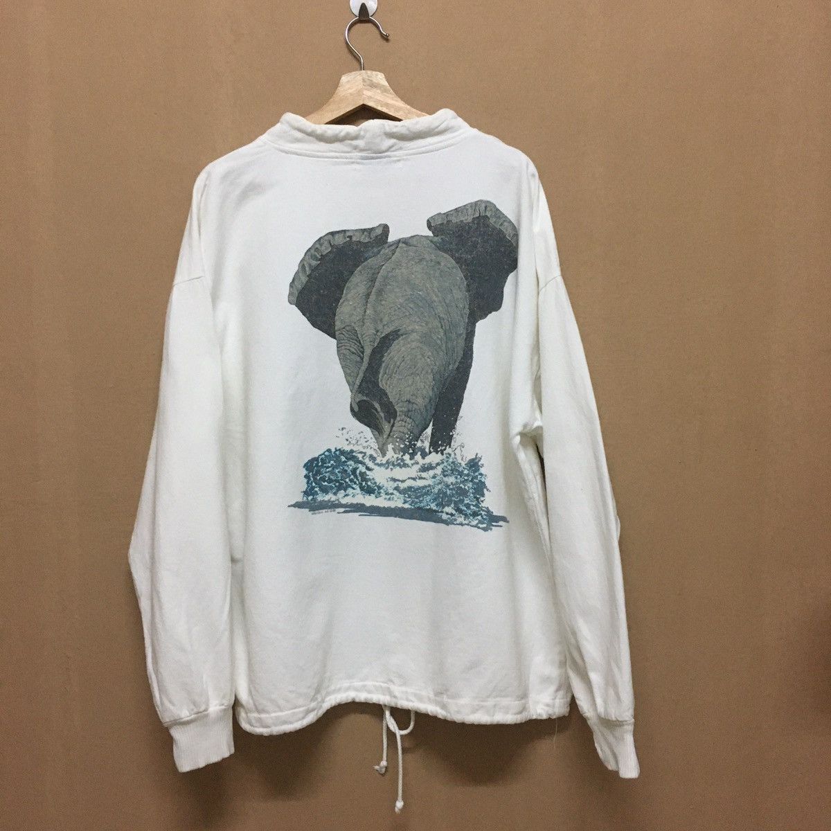 Vintage Vintage Elephant Graphic Oversize Sweatshirt Size US XXL / EU 58 / 5 - 3 Thumbnail