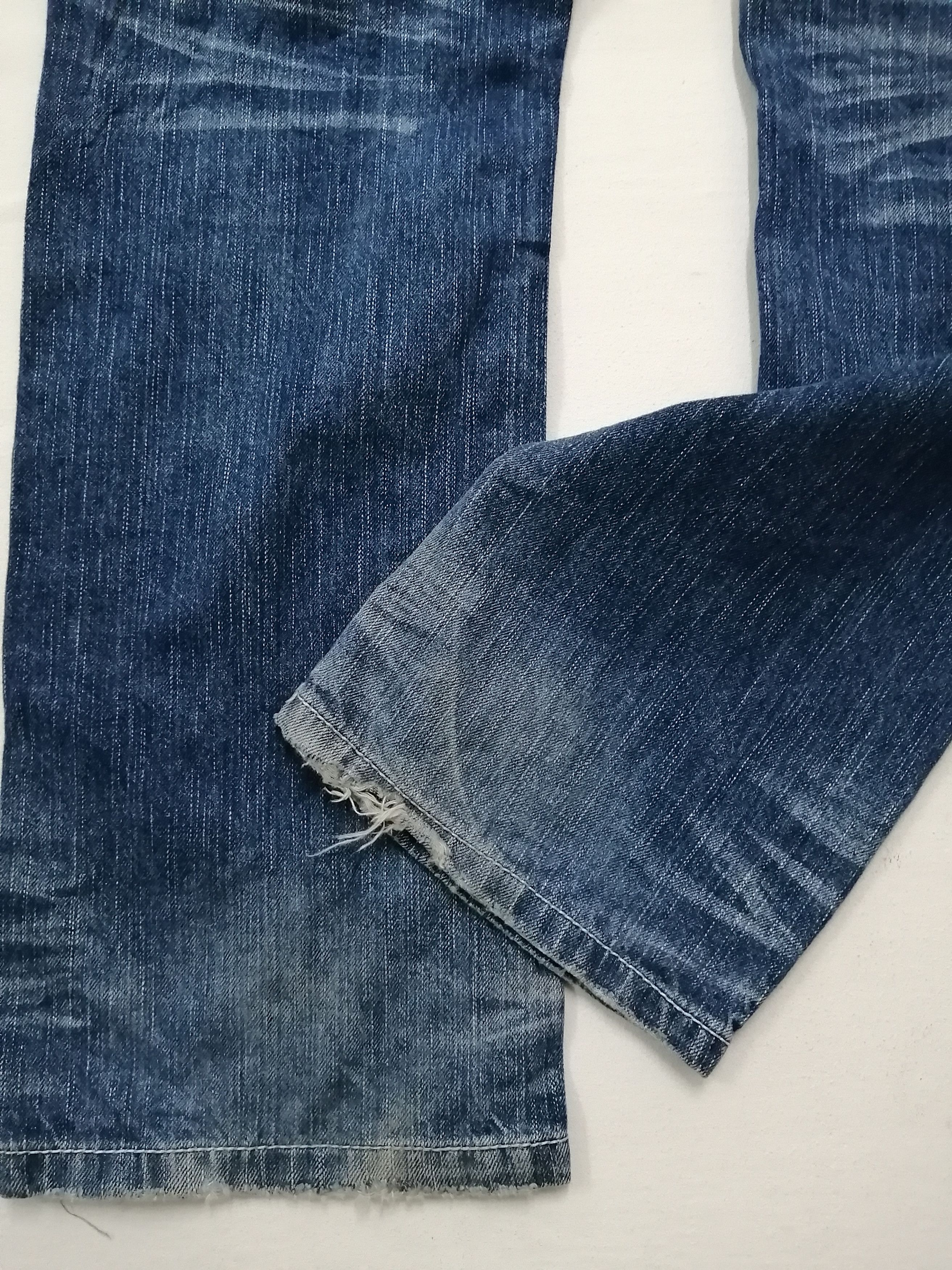 Japanese Brand Blue Moon Blue Lower Rise Jeans Size US 34 / EU 50 - 6 Thumbnail