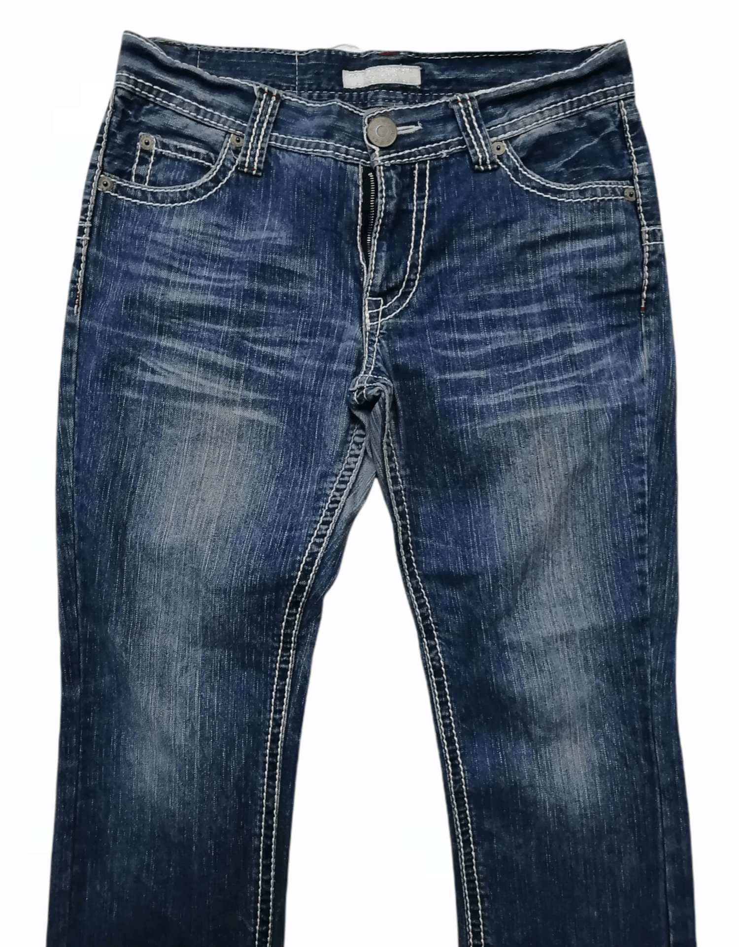 Japanese Brand Blue Moon Blue Lower Rise Jeans Size US 34 / EU 50 - 4 Thumbnail