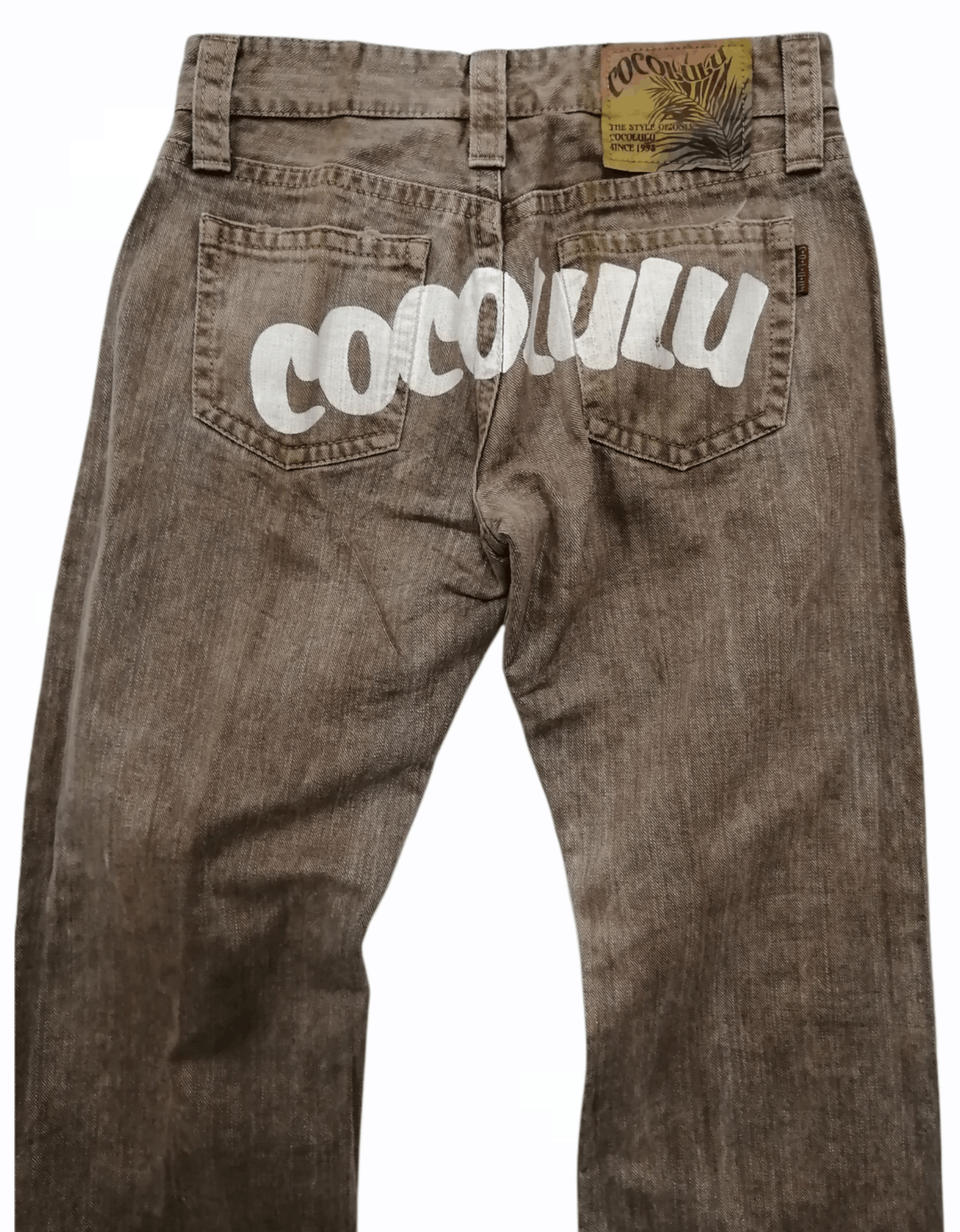 Japanese Brand Cocolulu Japanese Low Rise Back Painted Jeans Size US 30 / EU 46 - 4 Thumbnail