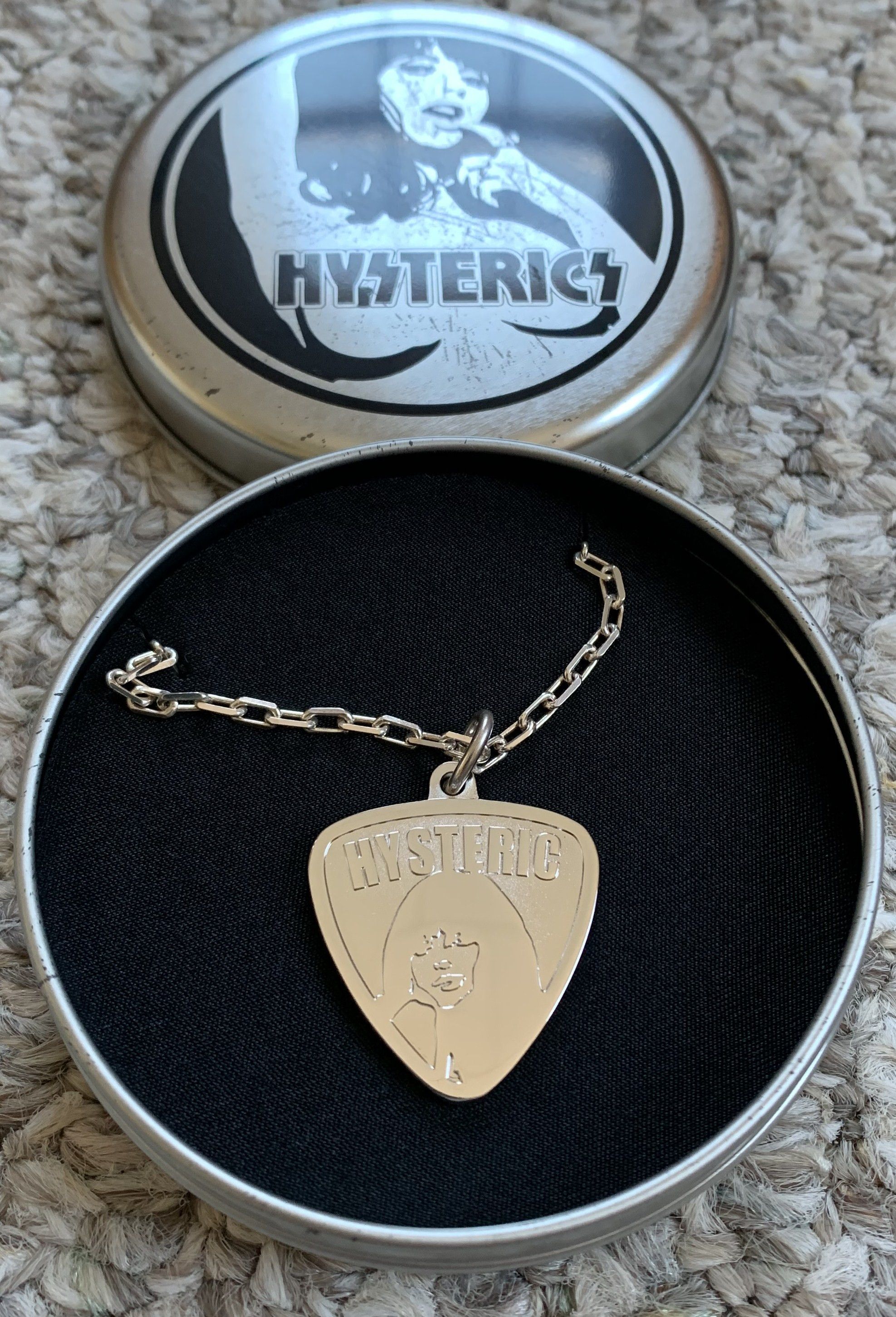 Hysteric Glamour Hysteric Glamour Sterling Silver Guitar Pick Necklace Size ONE SIZE - 1 Thumbnail