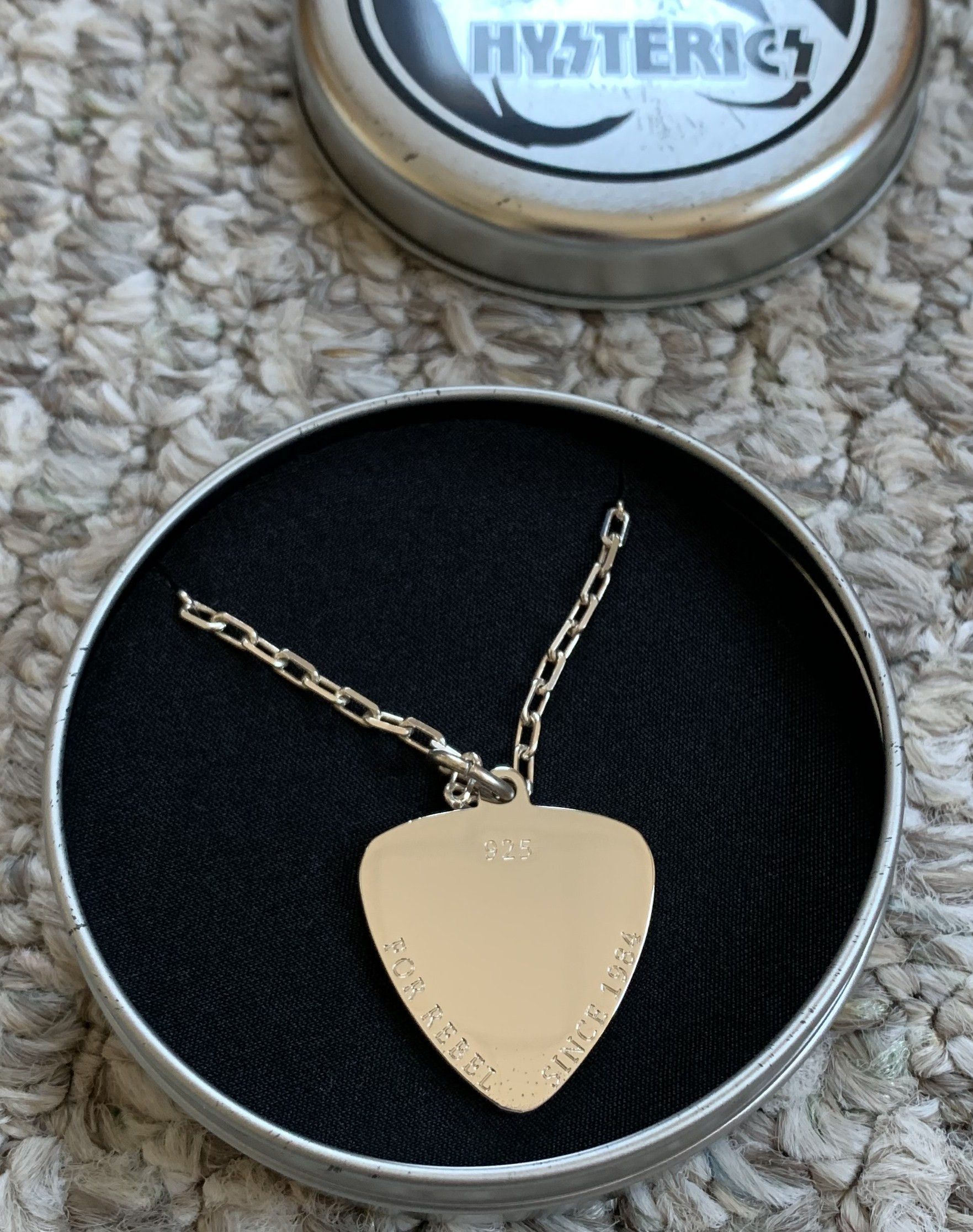 Hysteric Glamour Hysteric Glamour Sterling Silver Guitar Pick Necklace Size ONE SIZE - 2 Thumbnail
