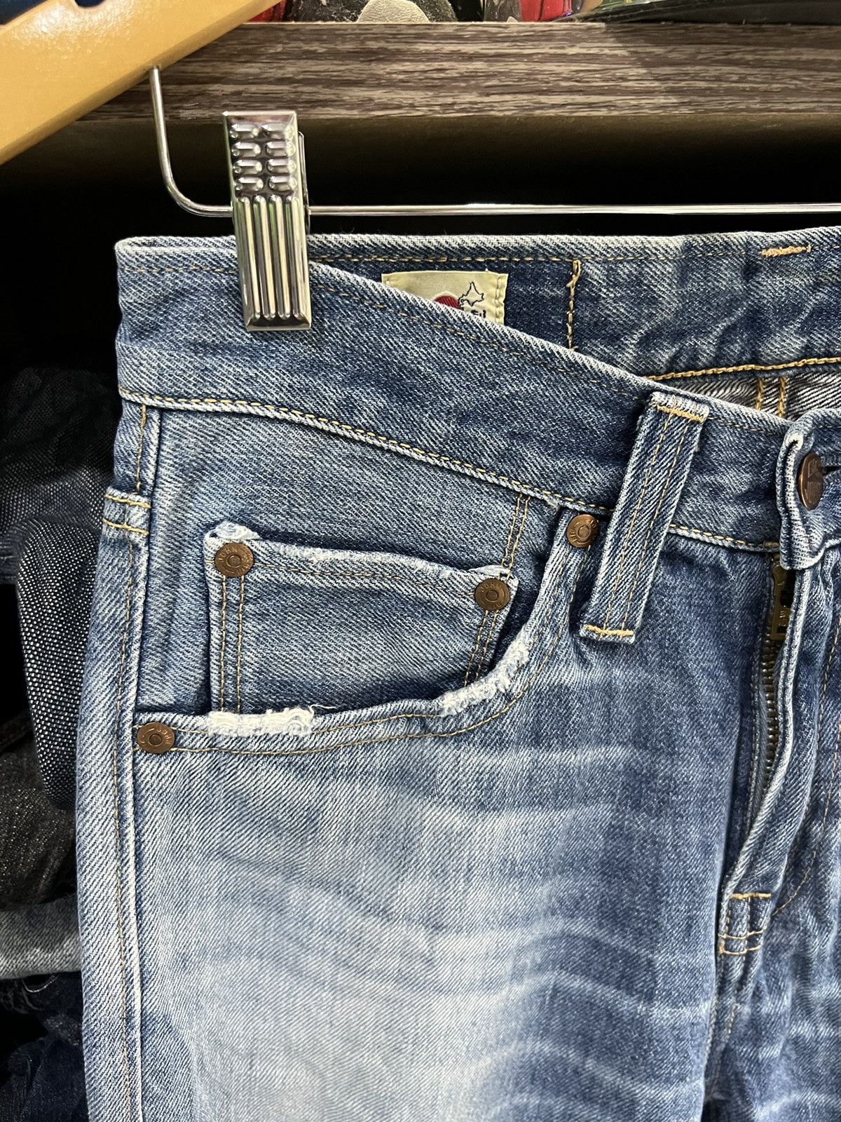 🔥Vintage Big John Distressed Denim