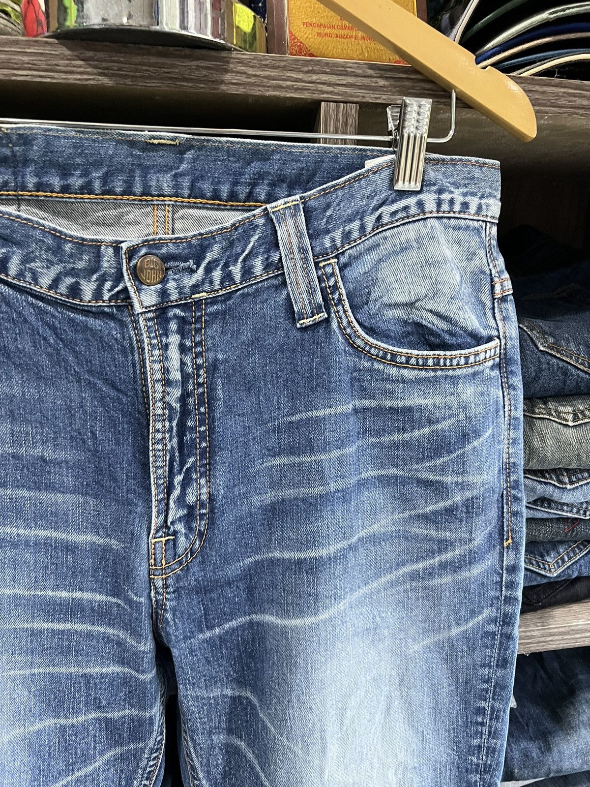 Big John 🔥Vintage Big John Made in Japan Flared Denim Size US 34 / EU 50 - 6 Thumbnail