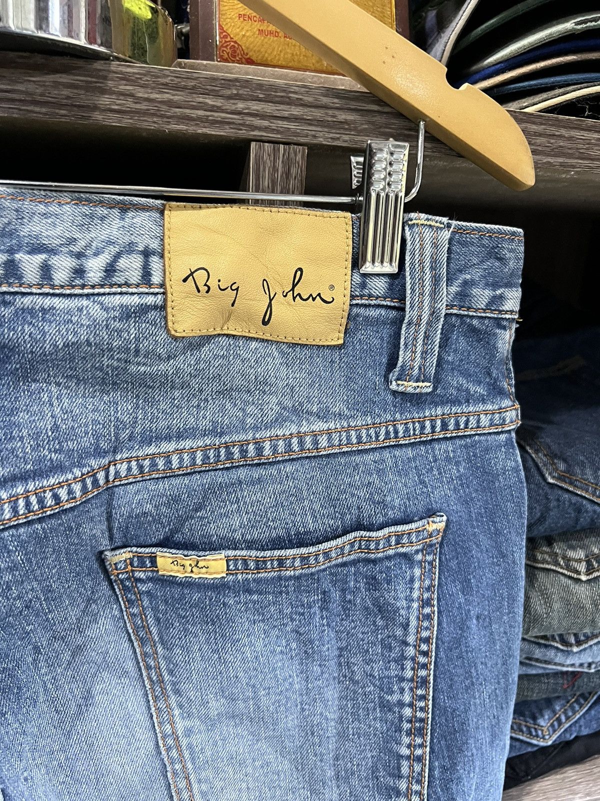 Big John 🔥Vintage Big John Made in Japan Flared Denim Size US 34 / EU 50 - 11 Thumbnail