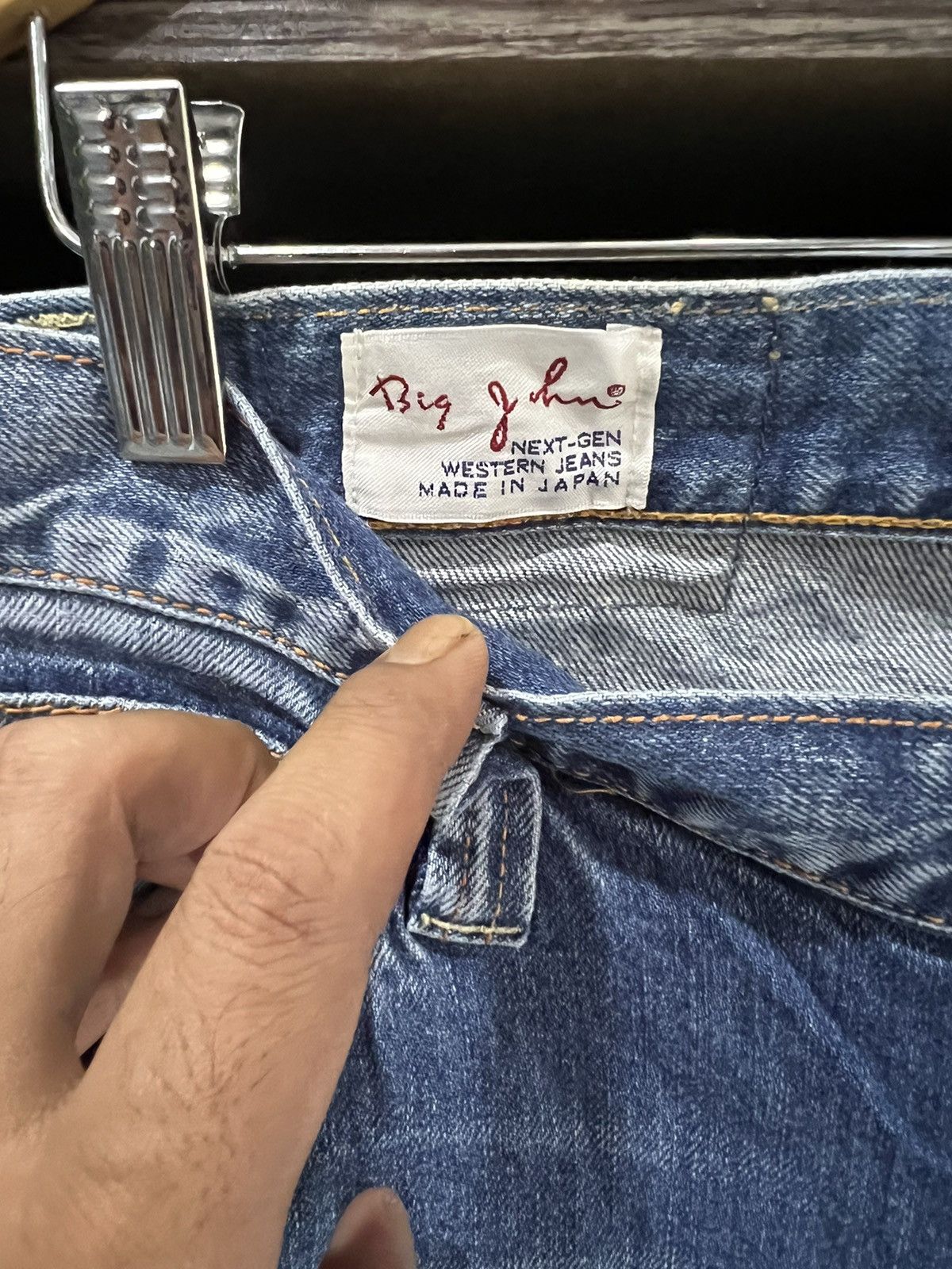 Big John 🔥Vintage Big John Made in Japan Flared Denim Size US 34 / EU 50 - 12 Thumbnail