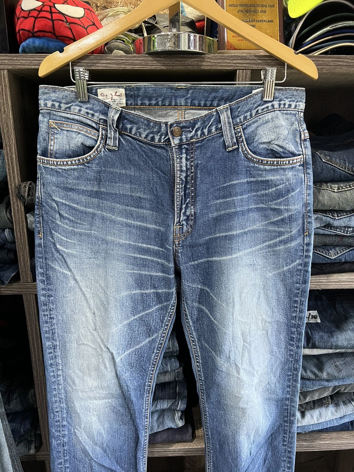Big John 🔥Vintage Big John Made in Japan Flared Denim Size US 34 / EU 50 - 4 Thumbnail