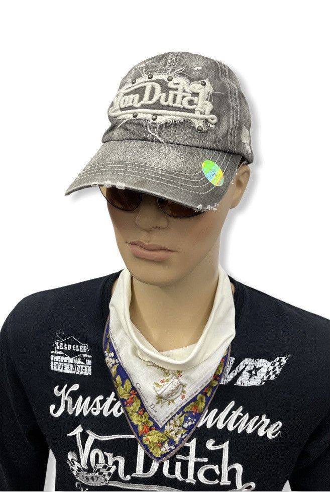 🔥VERY RARE VON DUTCH Limited Edition Mudwash Embroidery