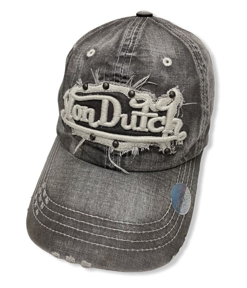 Von Dutch 🔥RARE Vintage VON DUTCH Limited Edition Mudwash Embroidery Size ONE SIZE - 2 Thumbnail