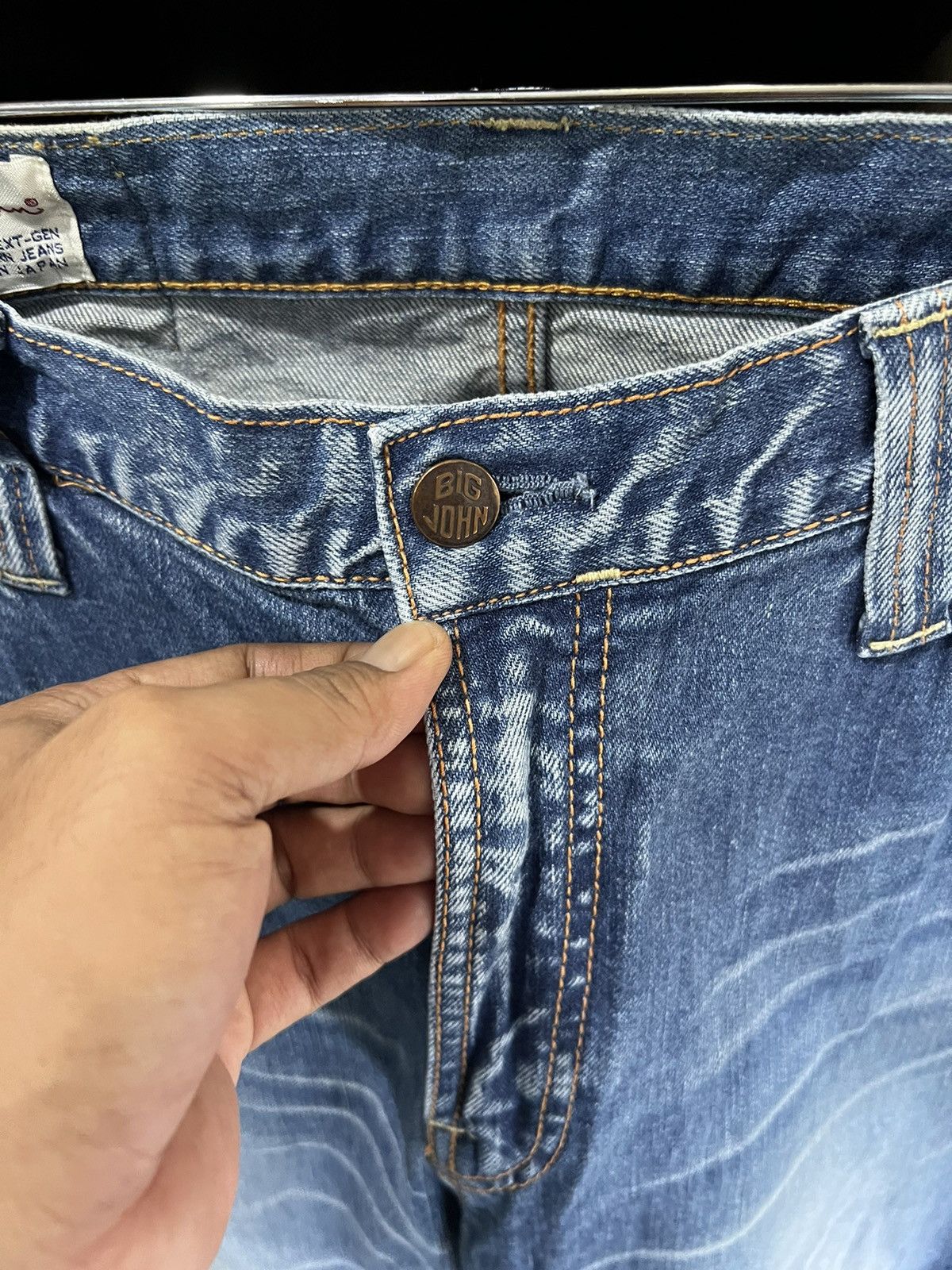 Big John 🔥Vintage Big John Made in Japan Denim Size US 34 / EU 50 - 7 Thumbnail