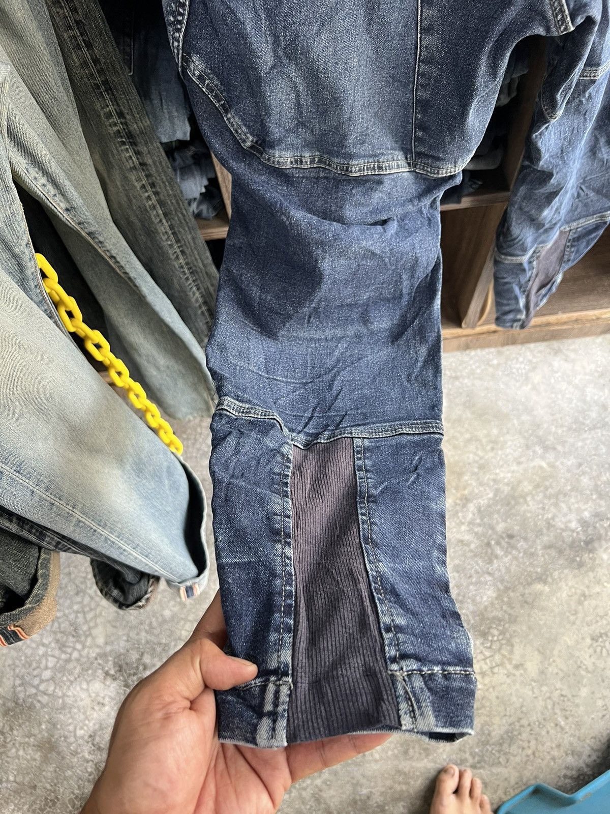 If Six Was Nine 🔥TS Design Double Knees Cargo Stretchable Denim Size US 40 / EU 56 - 13 Thumbnail