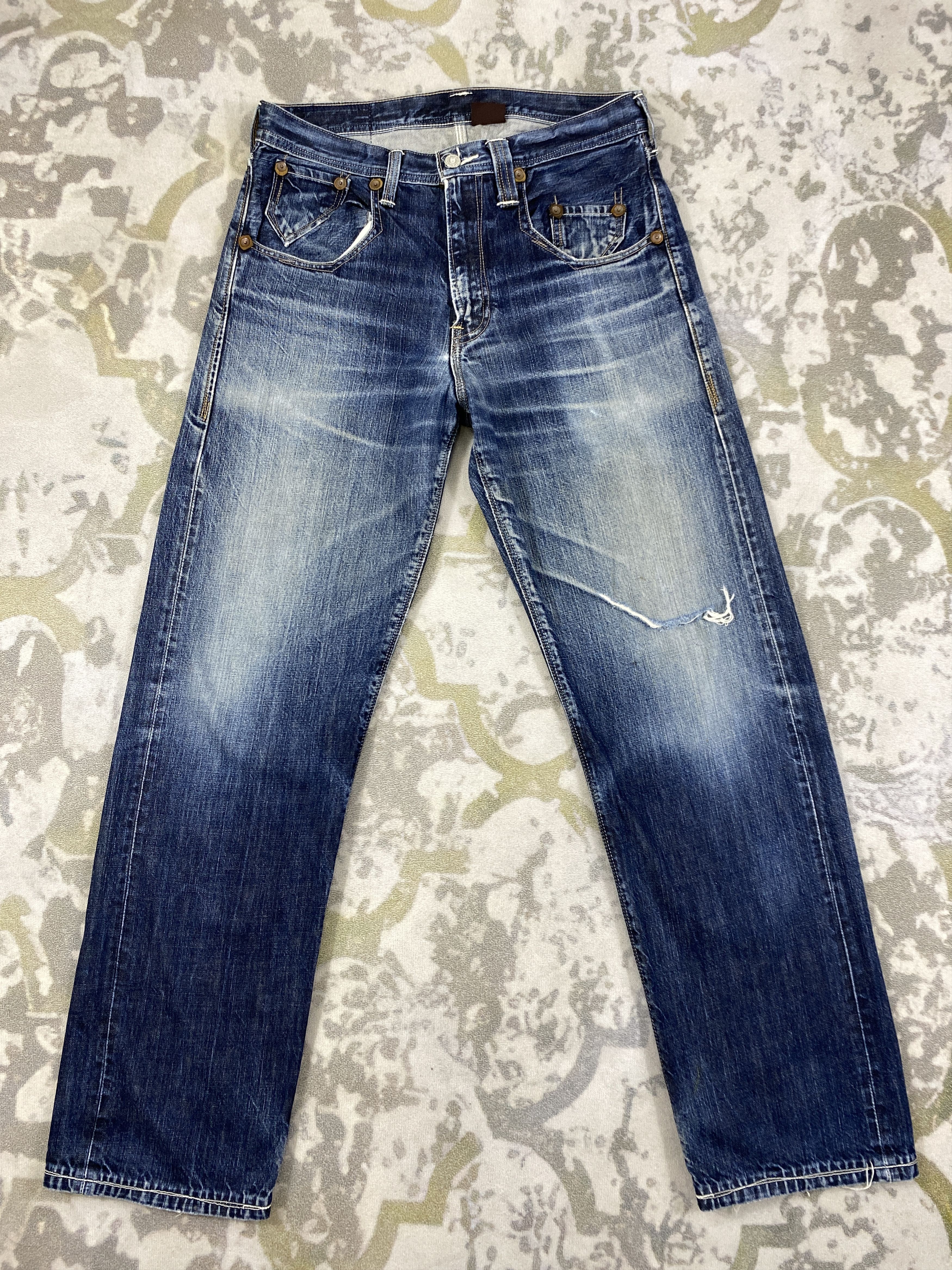 Distressed Denim Vintage Levi's 503 Jeans 34x31.5 JN 2792