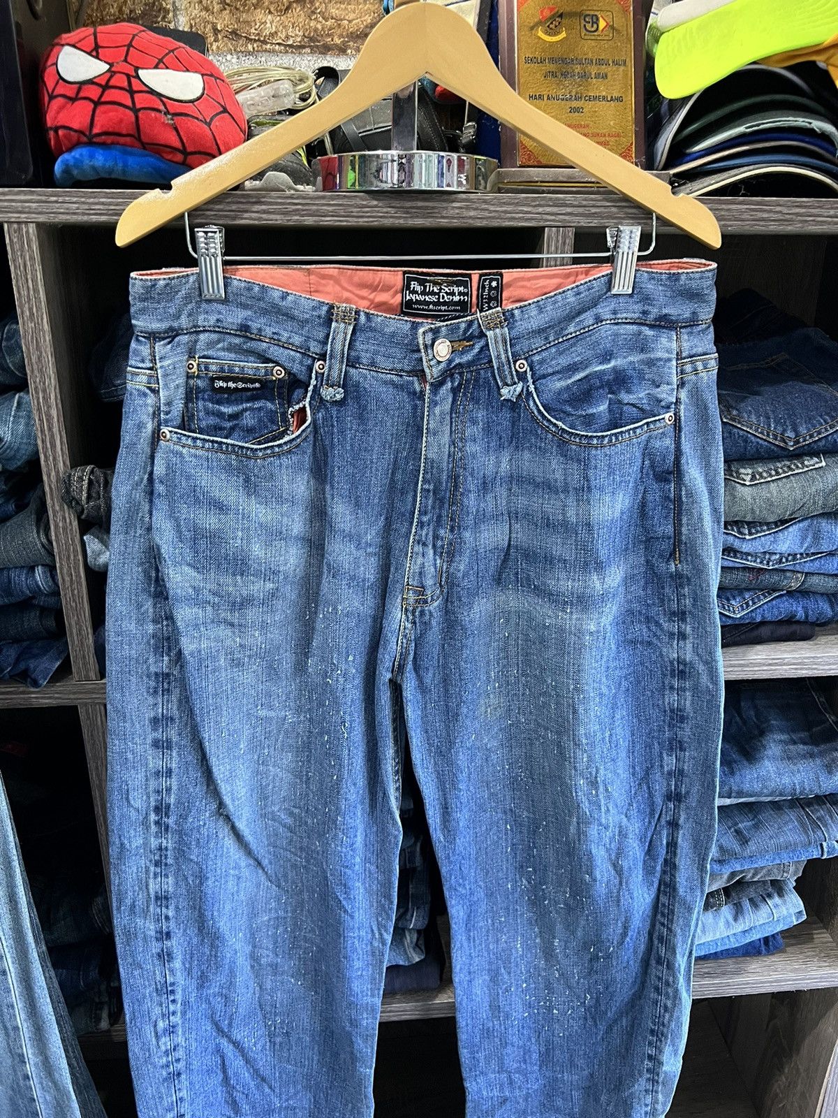 Other 🔥Rare Flip The Script Redline Selvedge Denim Size US 34 / EU 50 - 3 Thumbnail