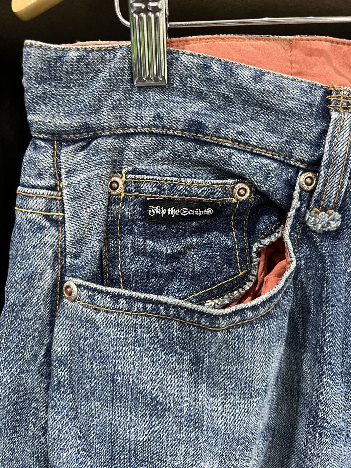 Other 🔥Rare Flip The Script Redline Selvedge Denim Size US 34 / EU 50 - 7 Thumbnail