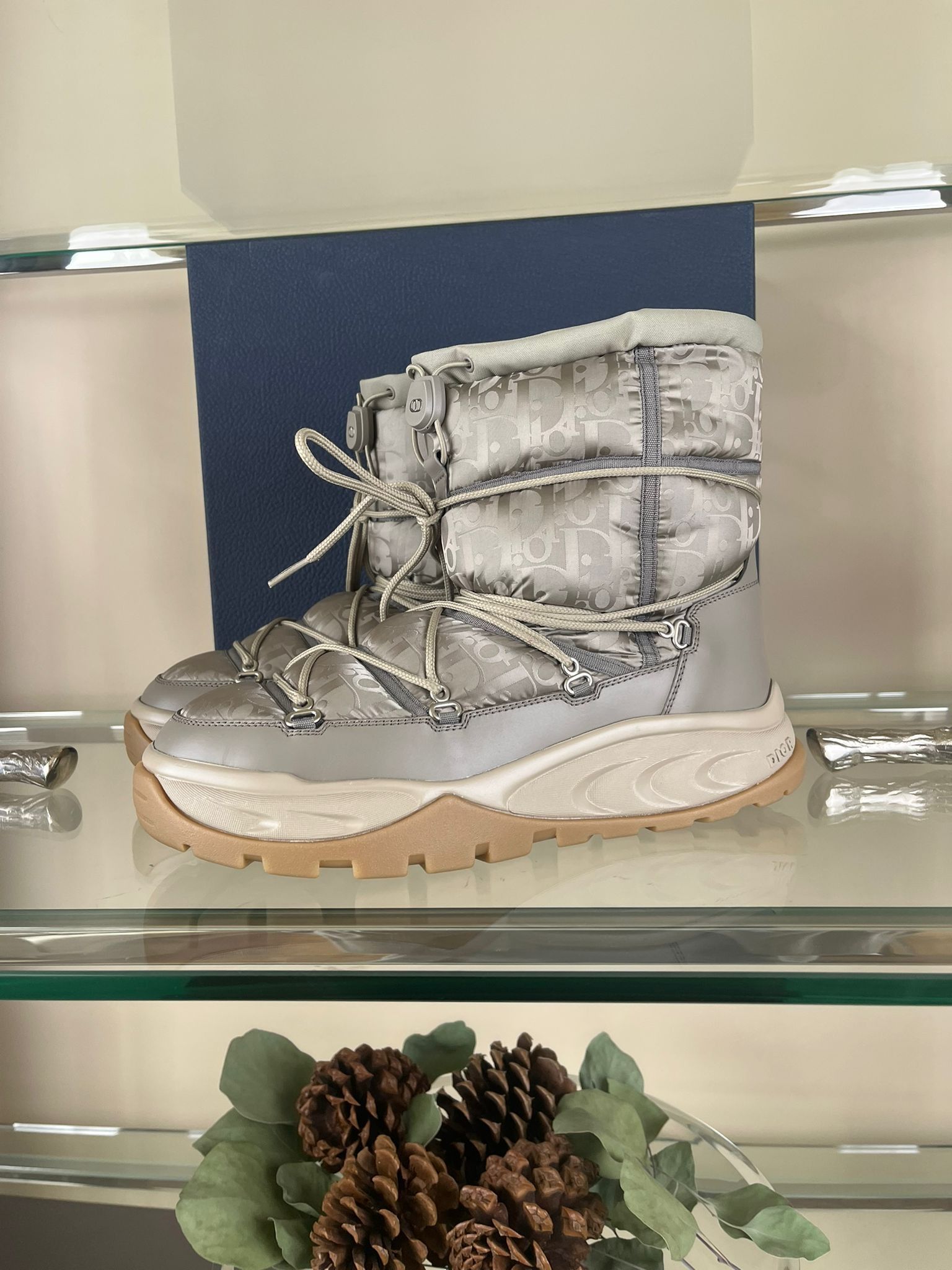 Dior Snow Boot High Dior Oblique in Beige Size US 11 / EU 44 - 5 Thumbnail