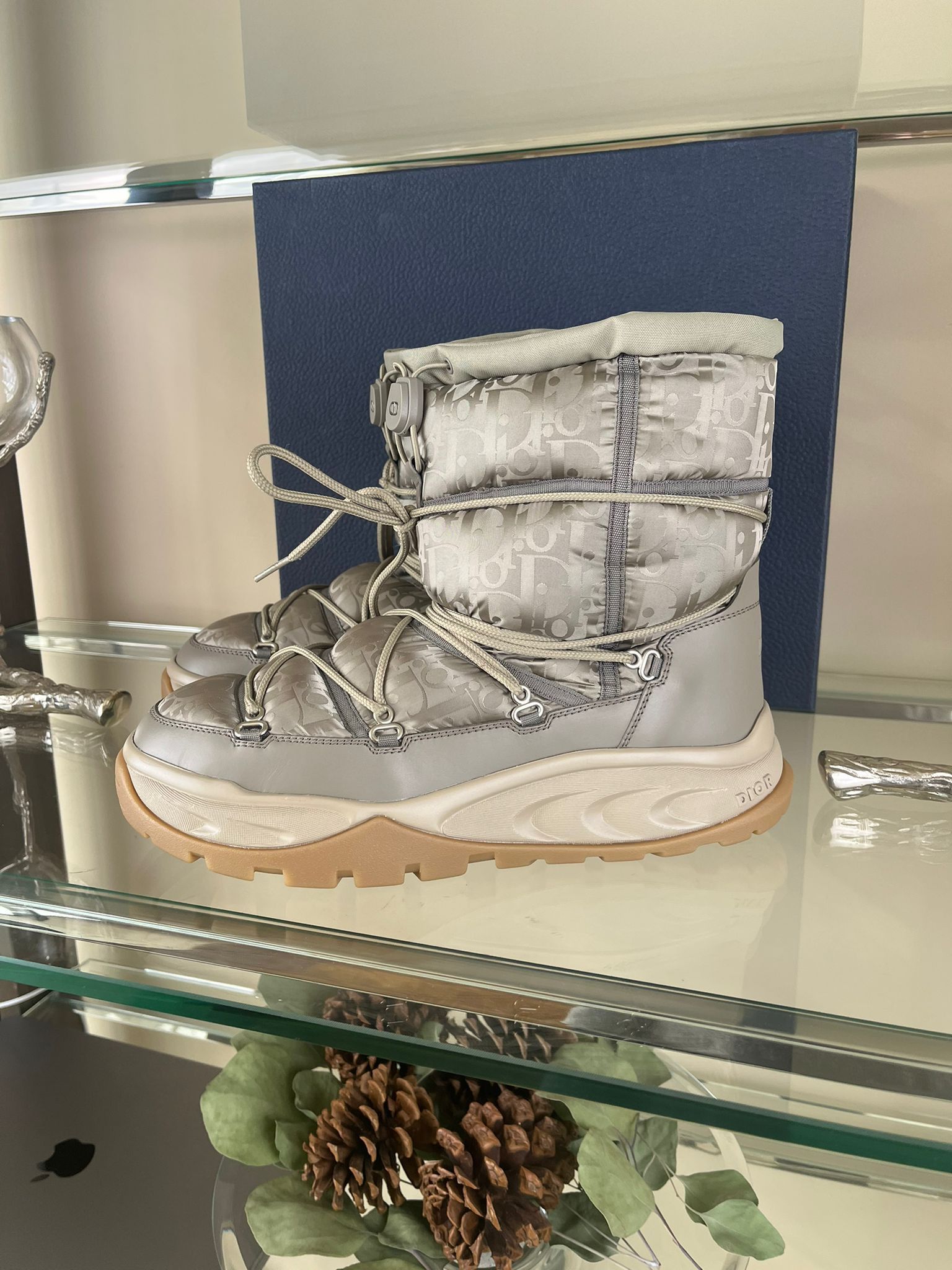 Dior Snow Boot High Dior Oblique in Beige Size US 11 / EU 44 - 6 Thumbnail