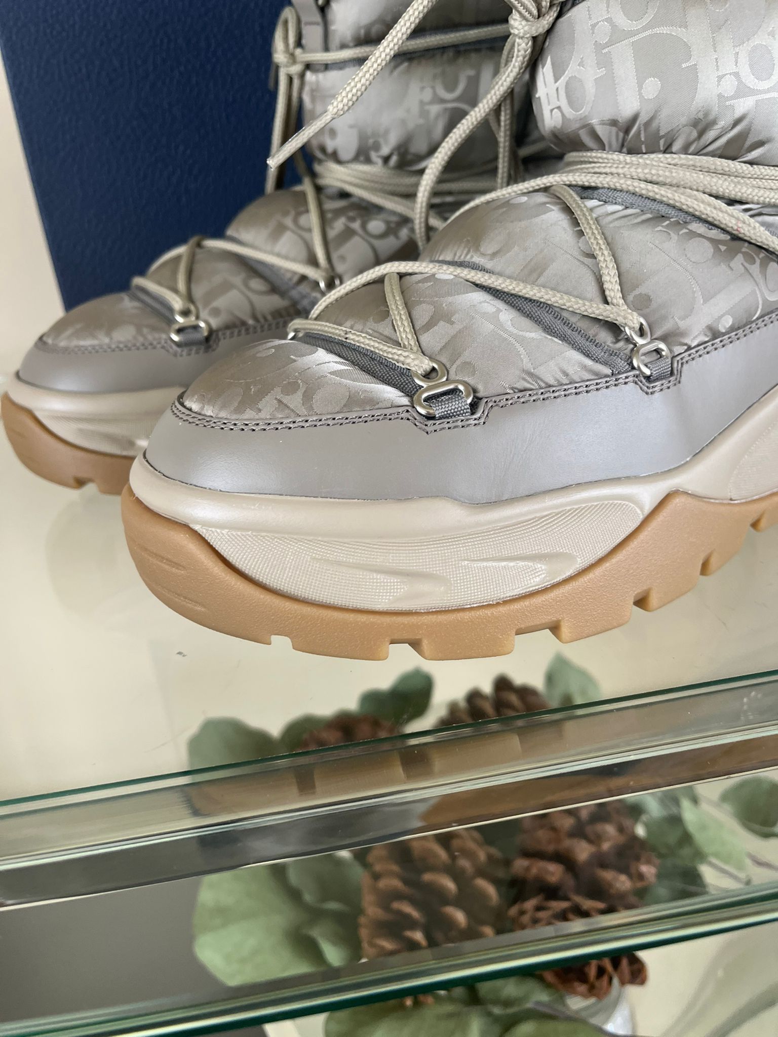 Dior Snow Boot High Dior Oblique in Beige Size US 11 / EU 44 - 10 Thumbnail