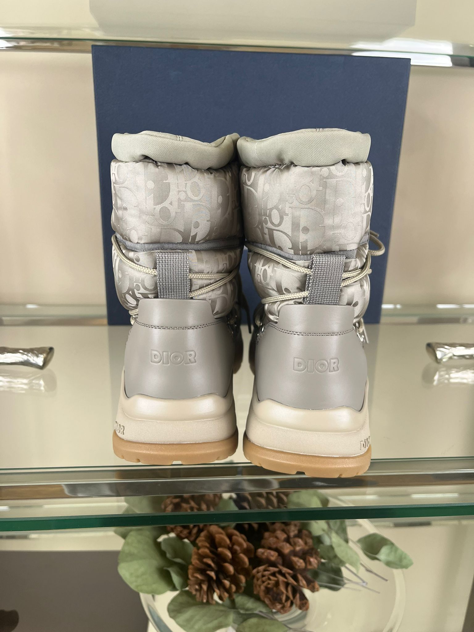Dior Snow Boot High Dior Oblique in Beige Size US 11 / EU 44 - 16 Thumbnail