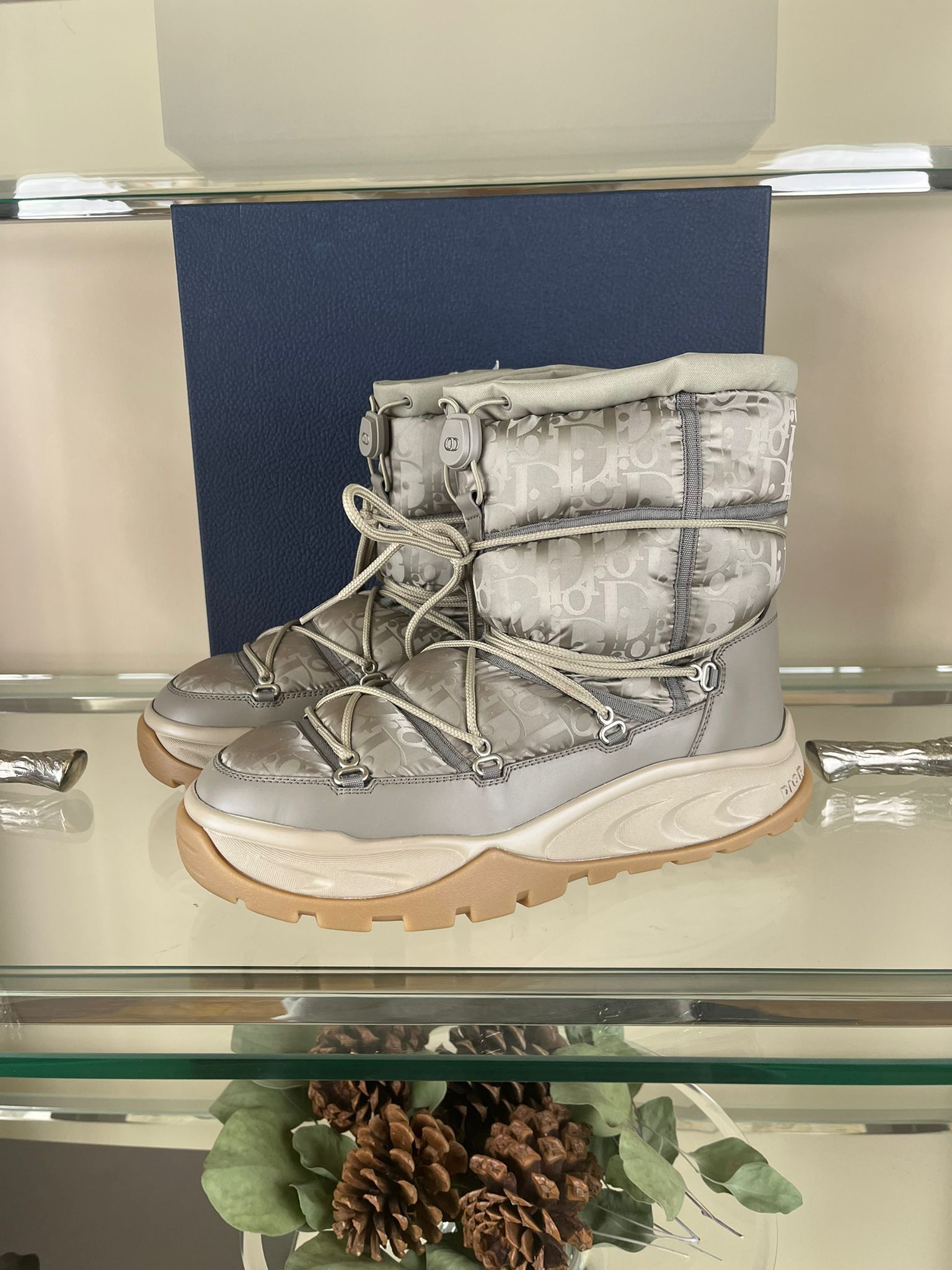 Dior Snow Boot High Dior Oblique in Beige Size US 11 / EU 44 - 3 Thumbnail