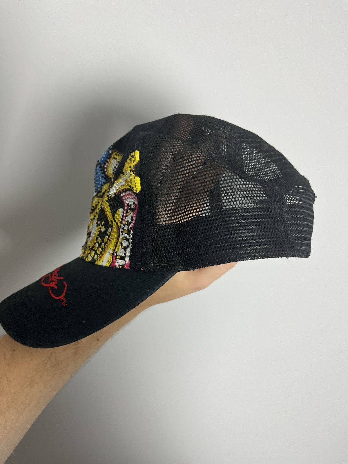 Ed Hardy × Vintage Ed hardy trucker hat Size ONE SIZE - 3 Thumbnail