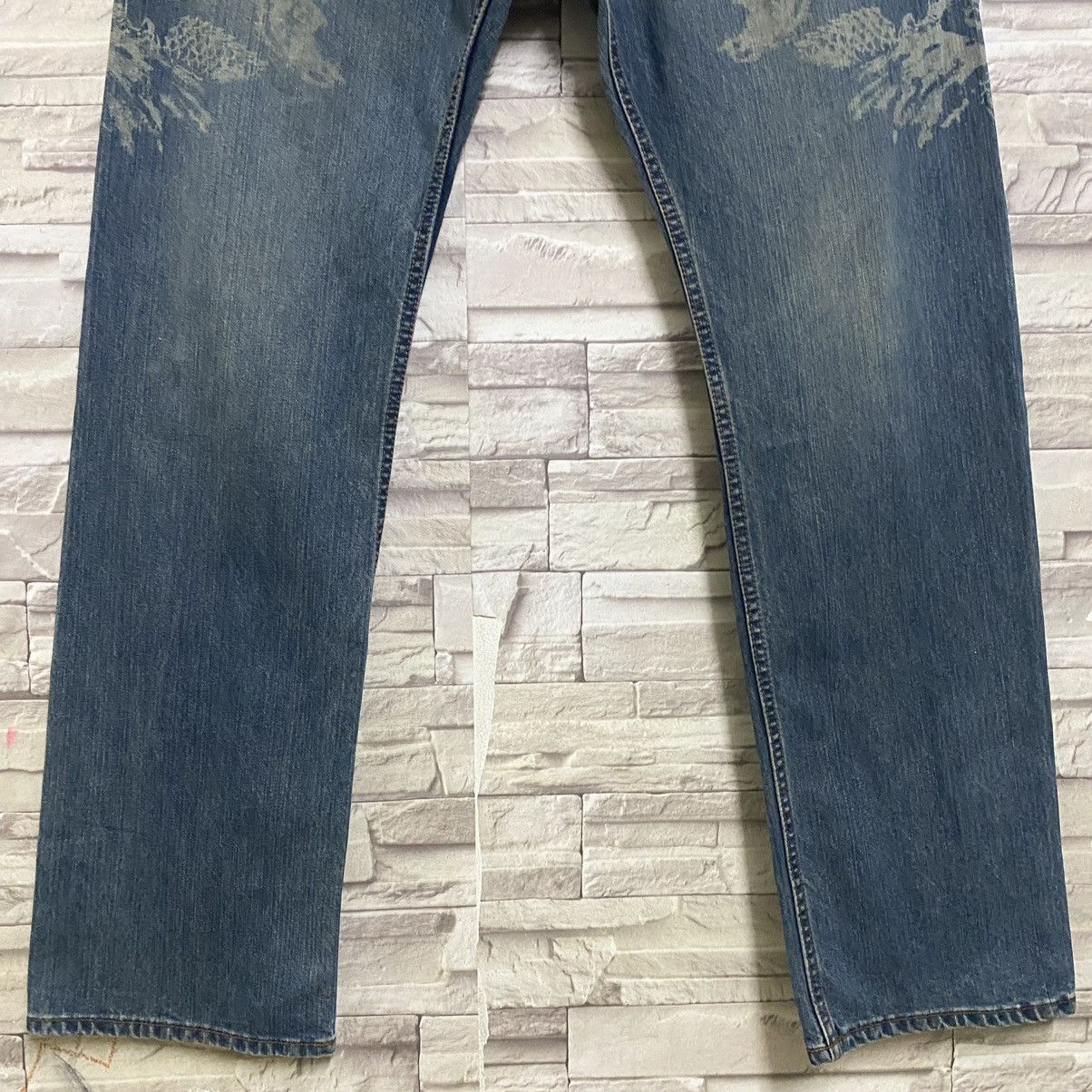 Japanese Brand Japanese ETERNAL Denim Jeans Dragon Printed Size US 35 - 7 Thumbnail
