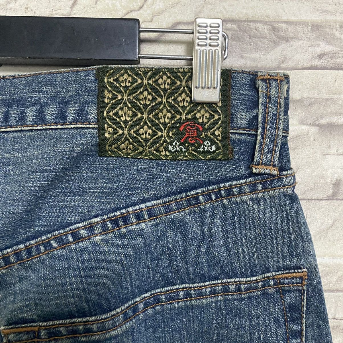 Japanese Brand Japanese ETERNAL Denim Jeans Dragon Printed Size US 35 - 15 Thumbnail