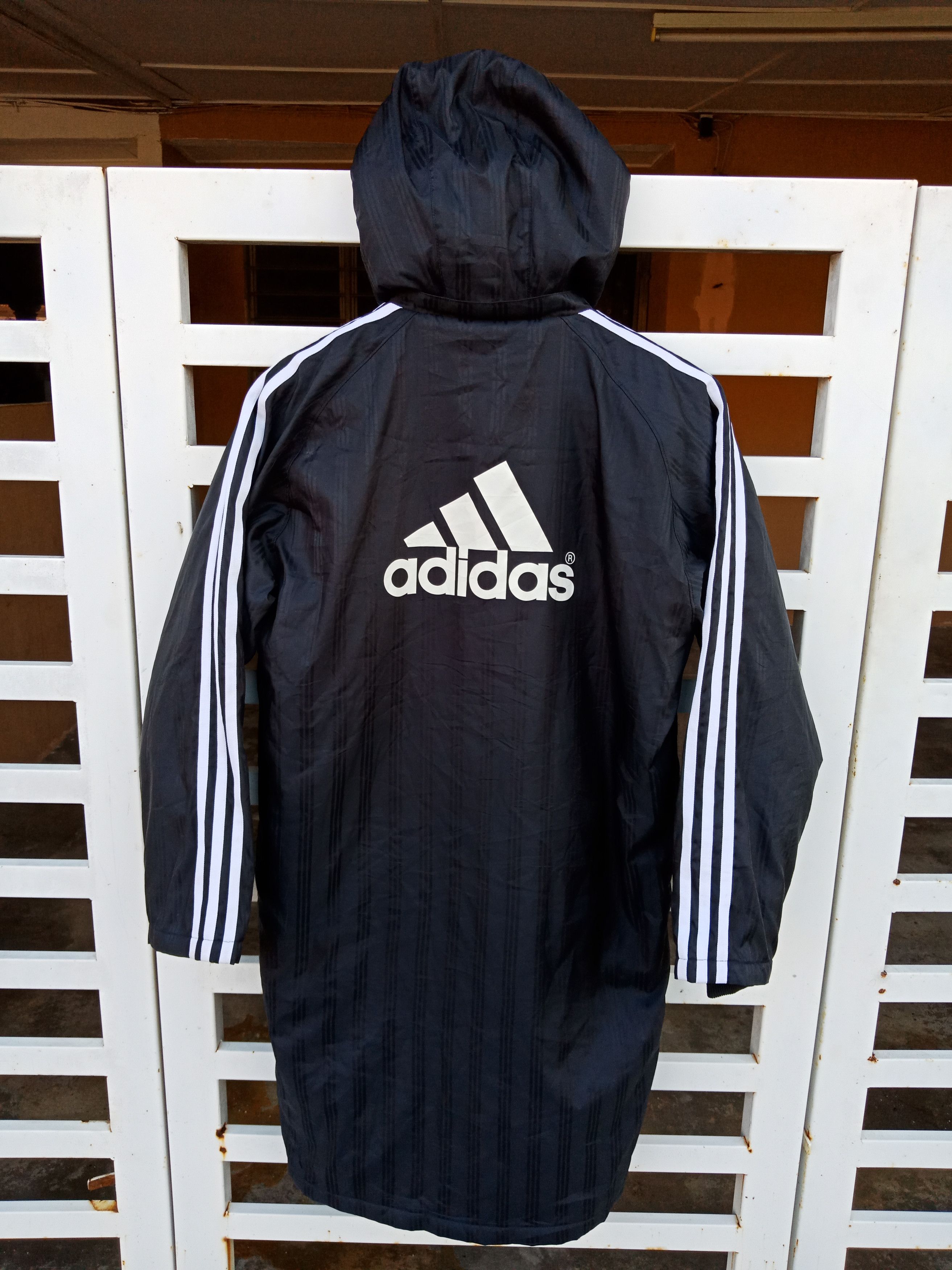 Adidas Adidas Spell Out Big Logo Long Jacket Size US M / EU 48-50 / 2 - 6 Thumbnail