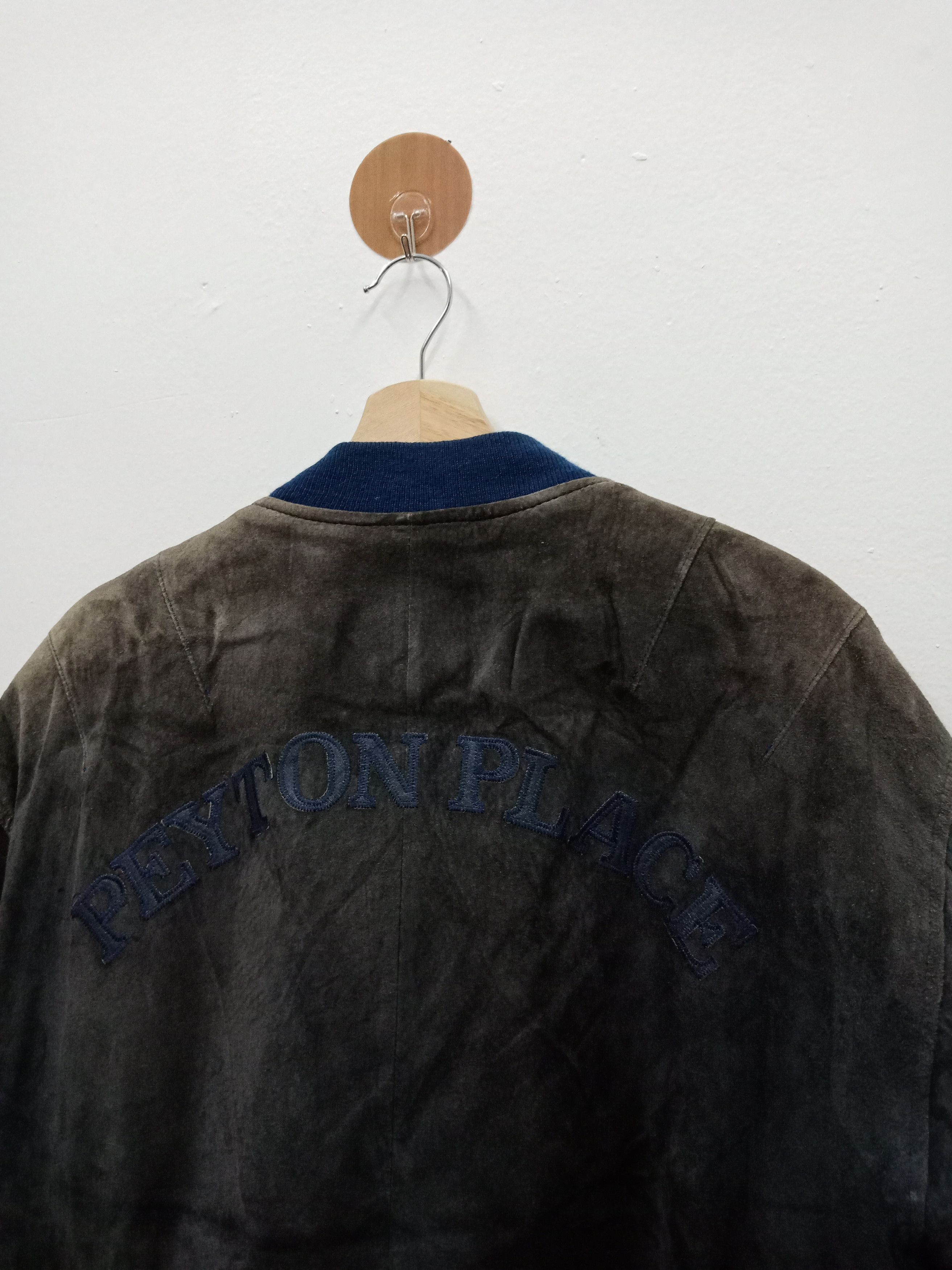 PPFM Peyton Place PPFM Spell Out Leather Bomber Size US L / EU 52-54 / 3 - 6 Thumbnail