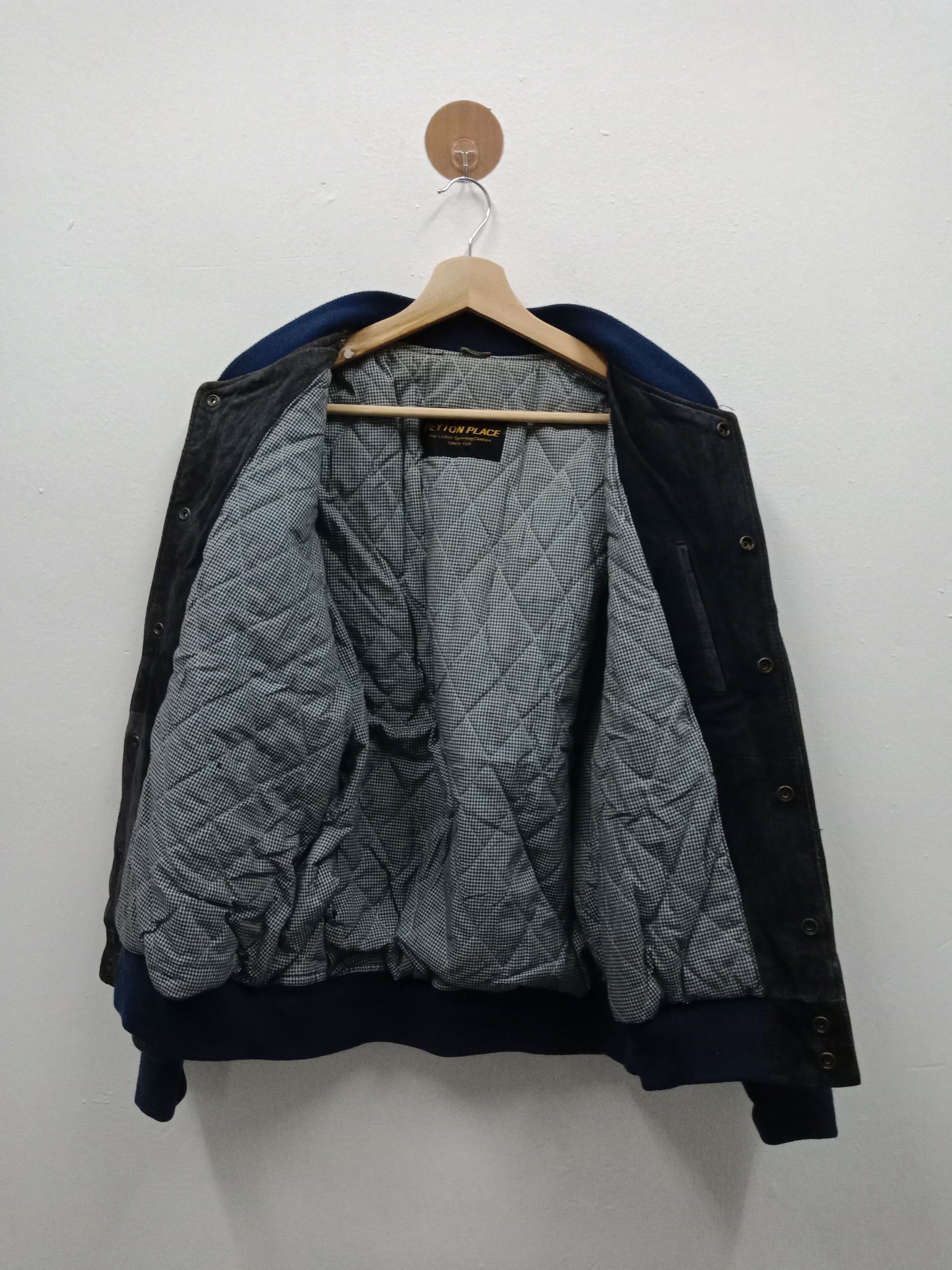 PPFM Peyton Place PPFM Spell Out Leather Bomber Size US L / EU 52-54 / 3 - 2 Thumbnail