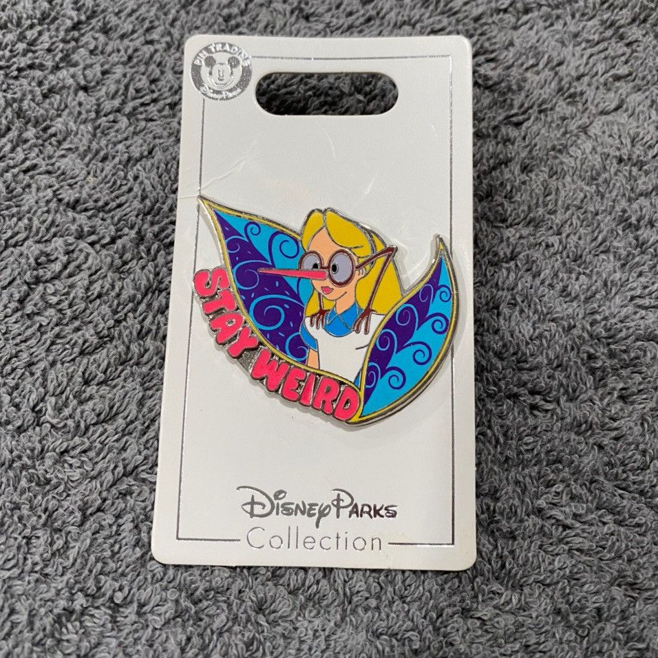 Disney × Other Alice in Wonderland Stay Weird Pin Size ONE SIZE - 1 Thumbnail