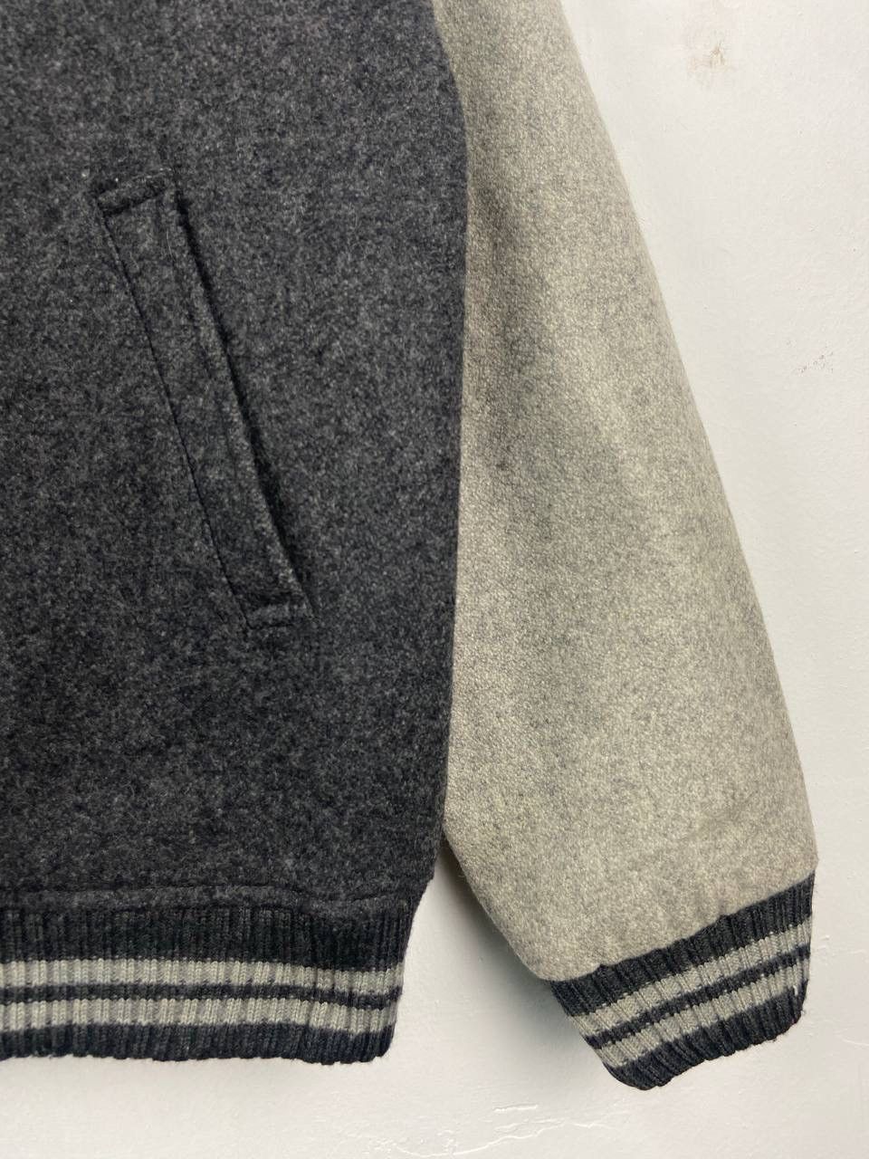 Japanese Brand Vintage GQ Mens Wear Wool Varsity Jacket Size US L / EU 52-54 / 3 - 6 Thumbnail