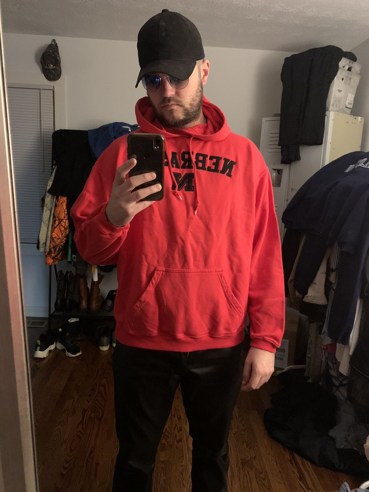 Vintage Vintage Nebraska Hoodie Sweatshirt Size US L / EU 52-54 / 3 - 8 Thumbnail