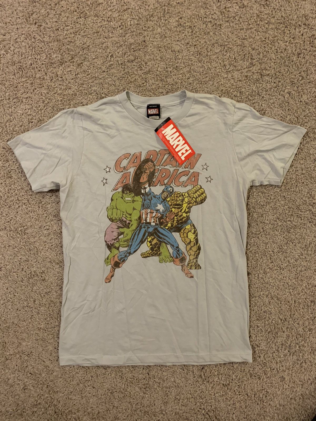 Marvel Comics Rare Vintage Marvel Comics Captain America Tee Size US M / EU 48-50 / 2 - 1 Thumbnail