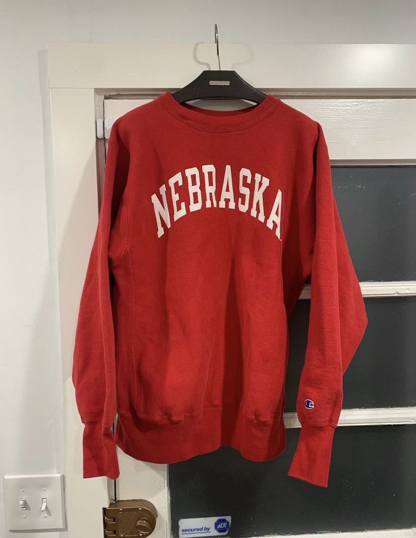 Champion True Vintage Nebraska Sweatshirt Size US XL / EU 56 / 4 - 2 Thumbnail