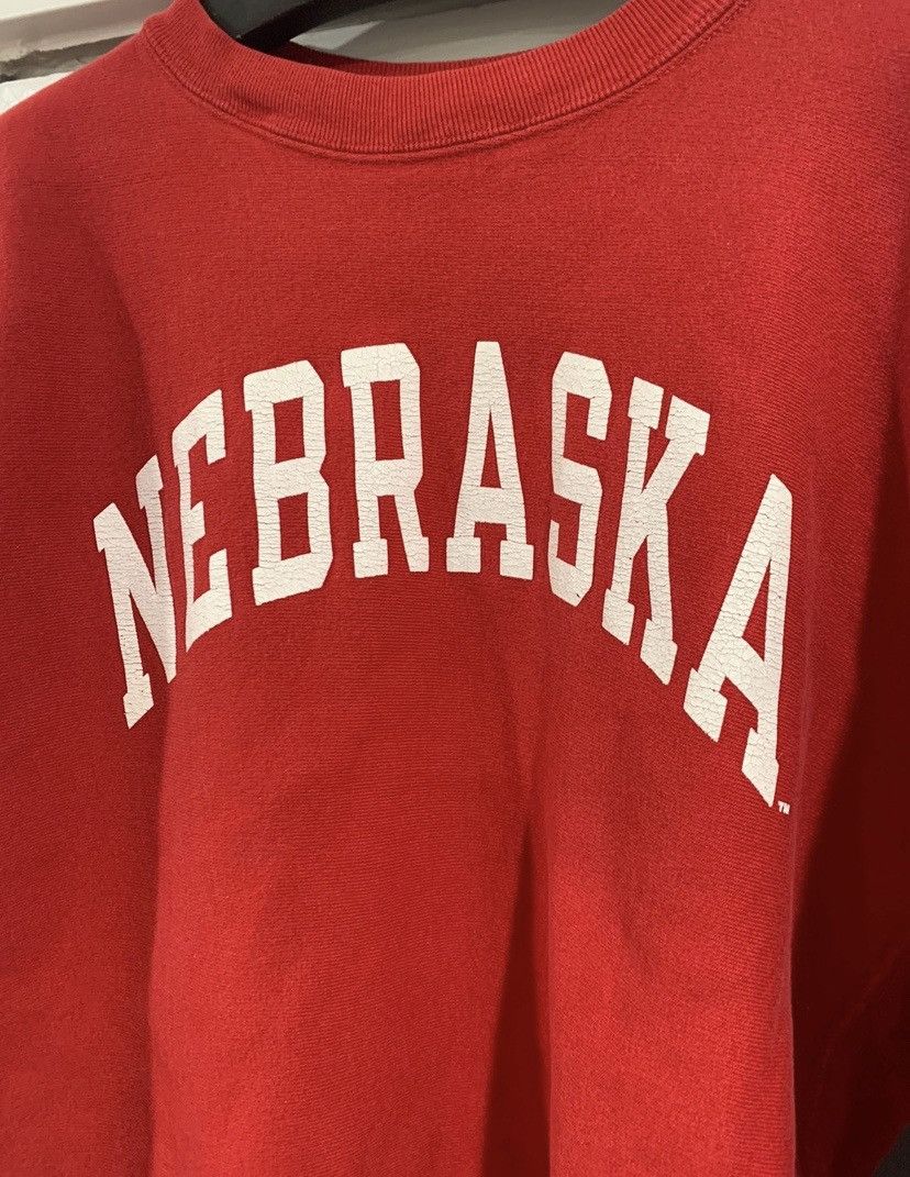 Champion True Vintage Nebraska Sweatshirt Size US XL / EU 56 / 4 - 3 Thumbnail