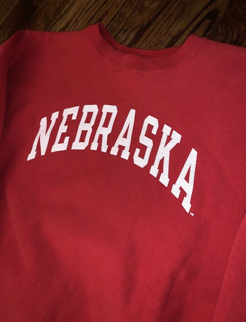 Champion True Vintage Nebraska Sweatshirt Size US XL / EU 56 / 4 - 5 Thumbnail