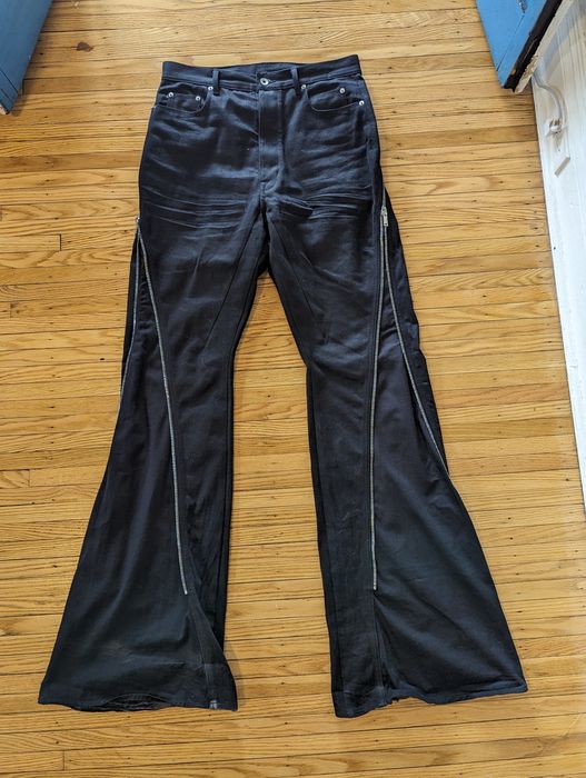 Rick Owens Bolan Banana Cut Japanese Raw Denim | Grailed