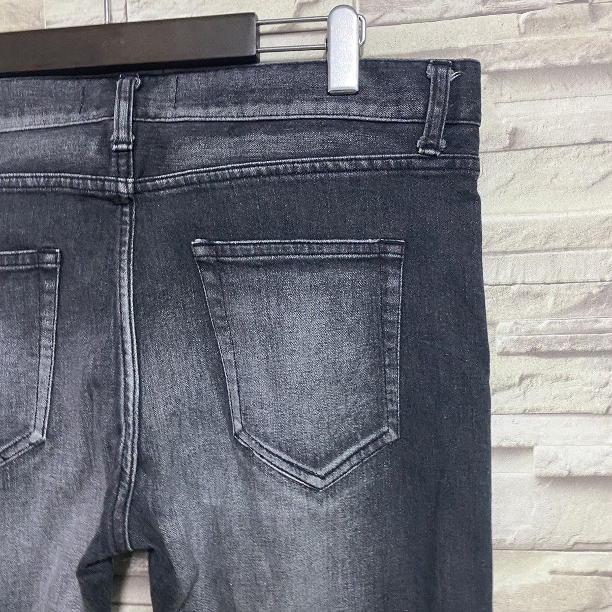 Japanese Brand FRAMMENTO CUORE Distressed Skinny Jeans Stretch Size US 32 / EU 48 - 13 Thumbnail