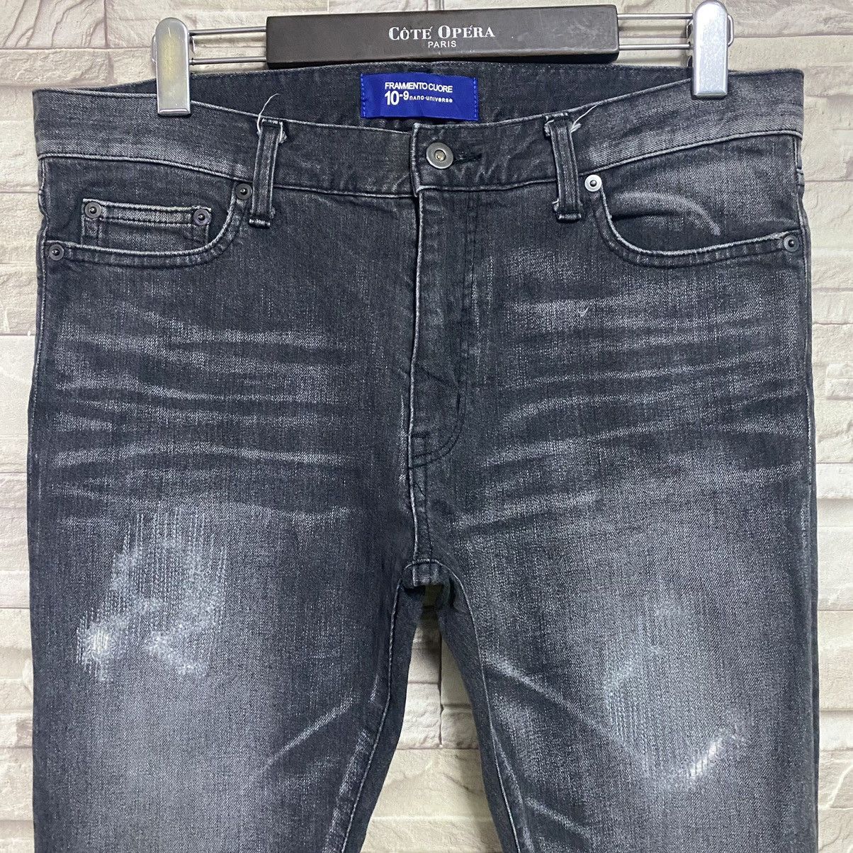 Japanese Brand FRAMMENTO CUORE Distressed Skinny Jeans Stretch Size US 32 / EU 48 - 4 Thumbnail