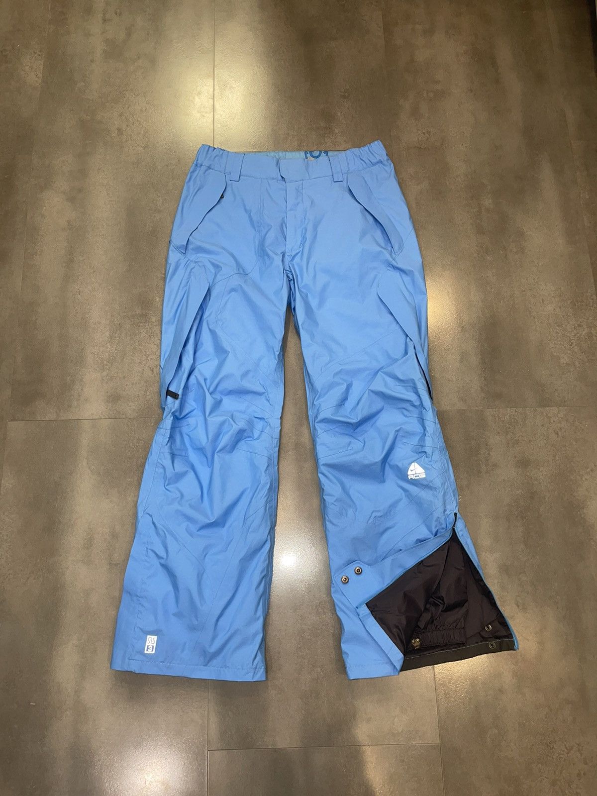 Nike Nike ACG Technical Baby Blue Ski Nylon Pants | Grailed