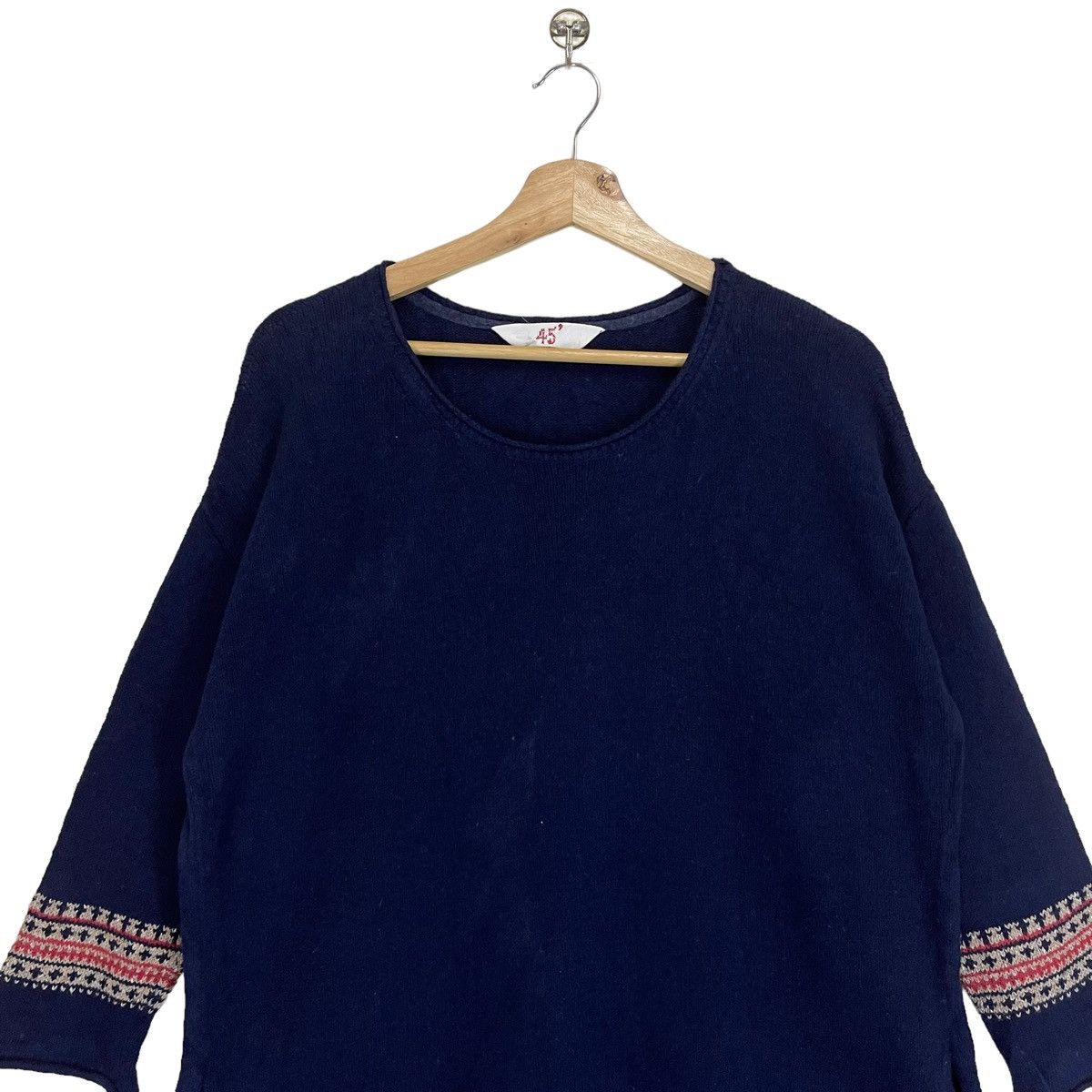 45rpm × Japanese Brand RIOT💥Vintage 90s 45RPM Long Sweater Size US M / EU 48-50 / 2 - 4 Thumbnail