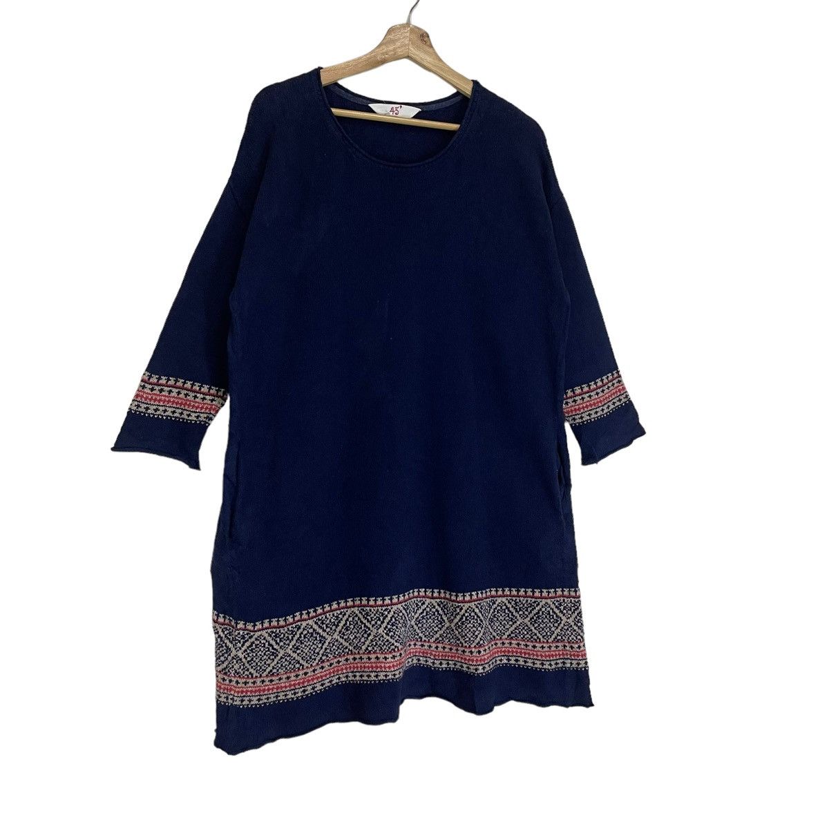 45rpm × Japanese Brand RIOT💥Vintage 90s 45RPM Long Sweater Size US M / EU 48-50 / 2 - 2 Thumbnail