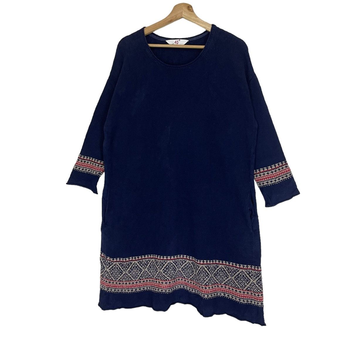 45rpm × Japanese Brand RIOT💥Vintage 90s 45RPM Long Sweater Size US M / EU 48-50 / 2 - 3 Thumbnail