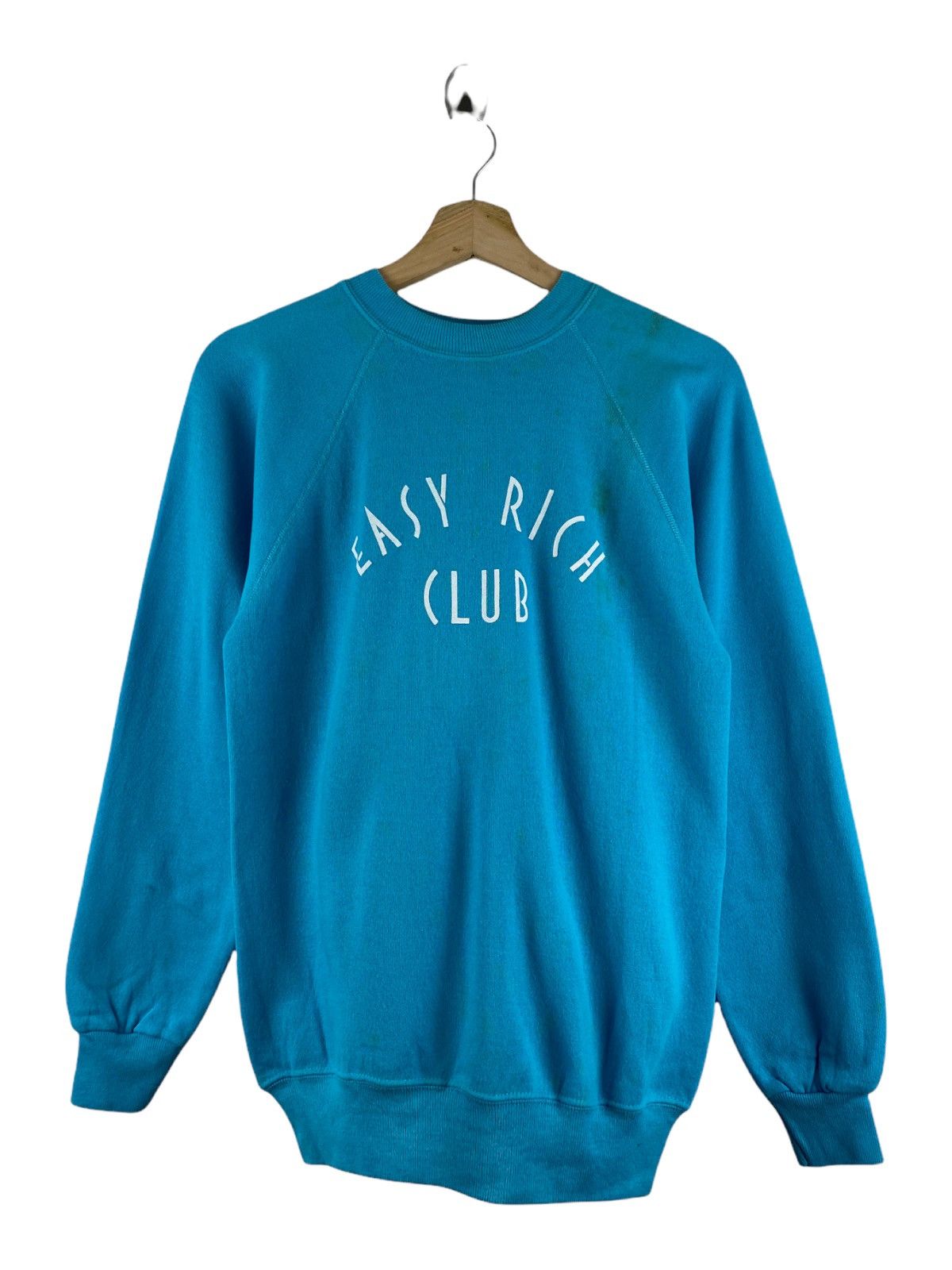 Hanes 🔥Vintage Easy Rich Club Sweatshirts Size US S / EU 44-46 / 1 - 1 Thumbnail