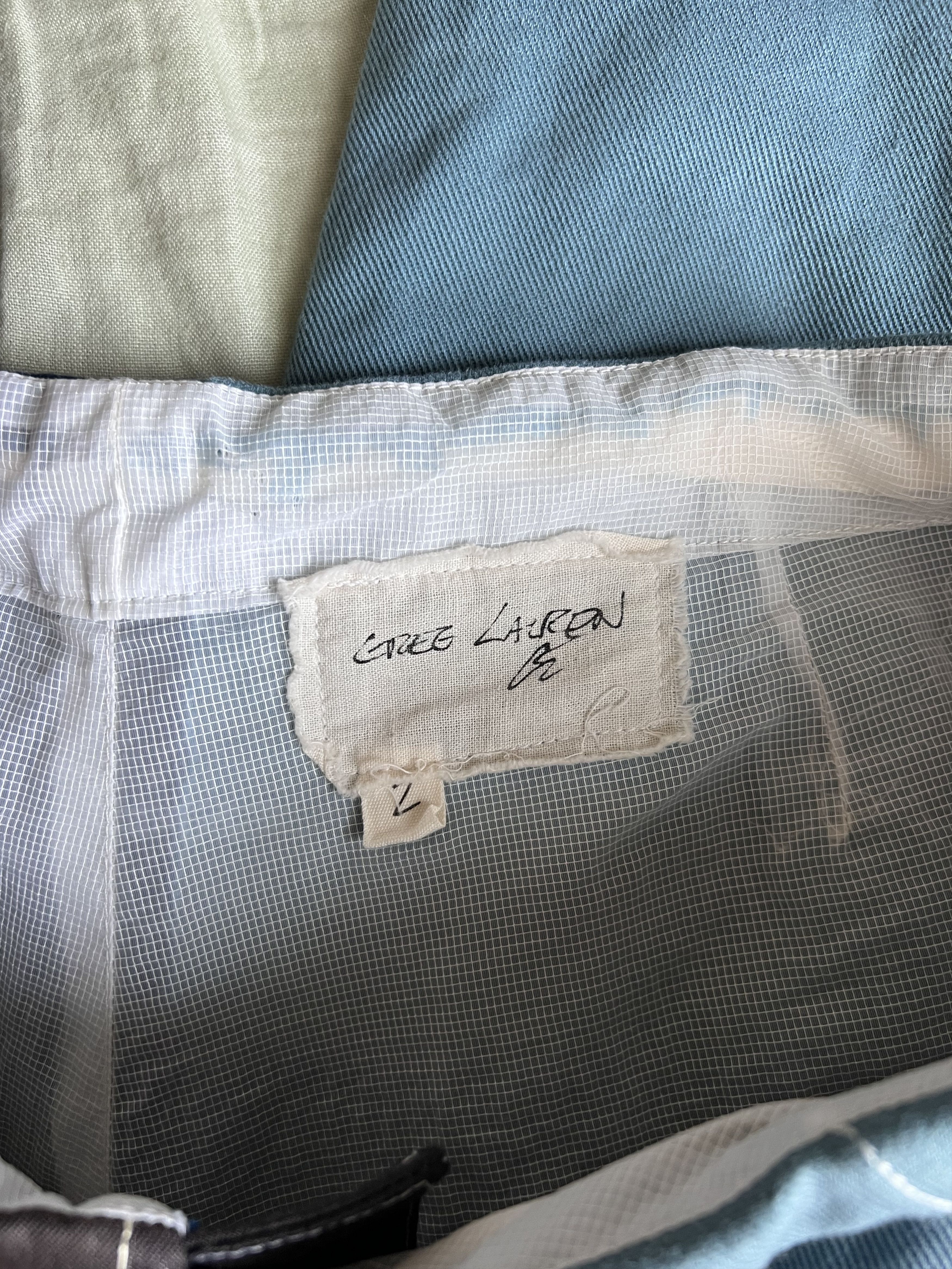 Greg Lauren Greg Lauren Reconstructed Racer Wide Leg Pants Size US 34 / EU 50 - 9 Thumbnail