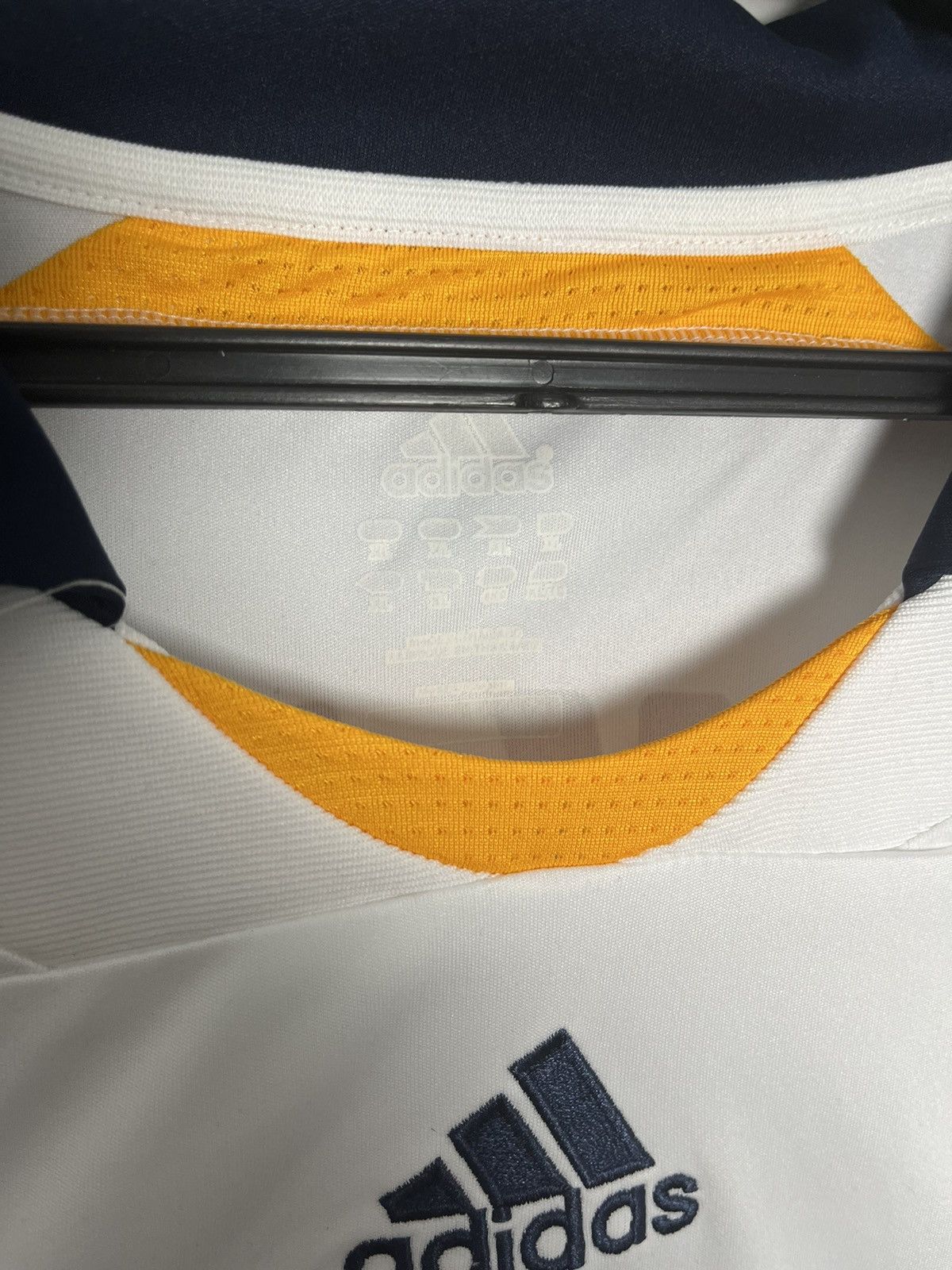 Adidas BECKHAM LA GALAXY ADIDAS SOCCER JERSEY TSHIRT Size US XL / EU 56 / 4 - 7 Thumbnail