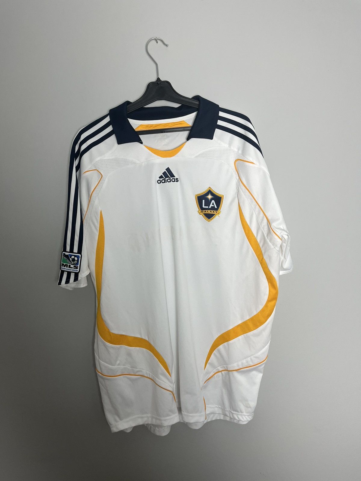 Adidas BECKHAM LA GALAXY ADIDAS SOCCER JERSEY TSHIRT Size US XL / EU 56 / 4 - 4 Thumbnail
