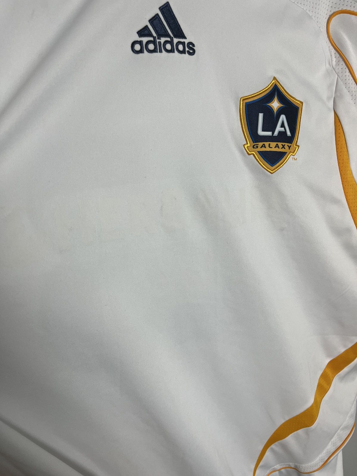 Adidas BECKHAM LA GALAXY ADIDAS SOCCER JERSEY TSHIRT Size US XL / EU 56 / 4 - 5 Thumbnail
