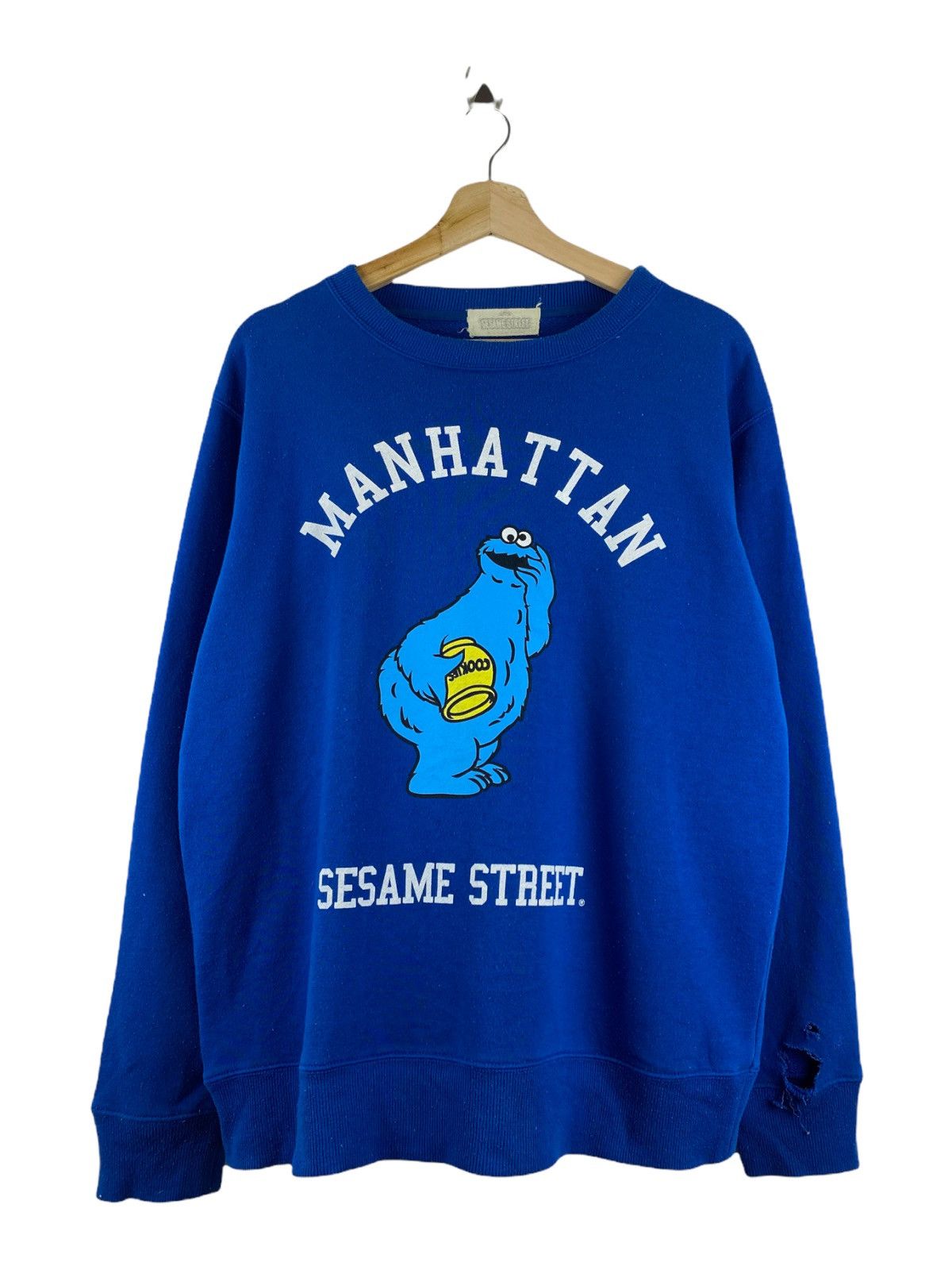 Anime × Cartoon Network Vintage Manhattan Sesame street sweatshirt Size US L / EU 52-54 / 3 - 1 Thumbnail