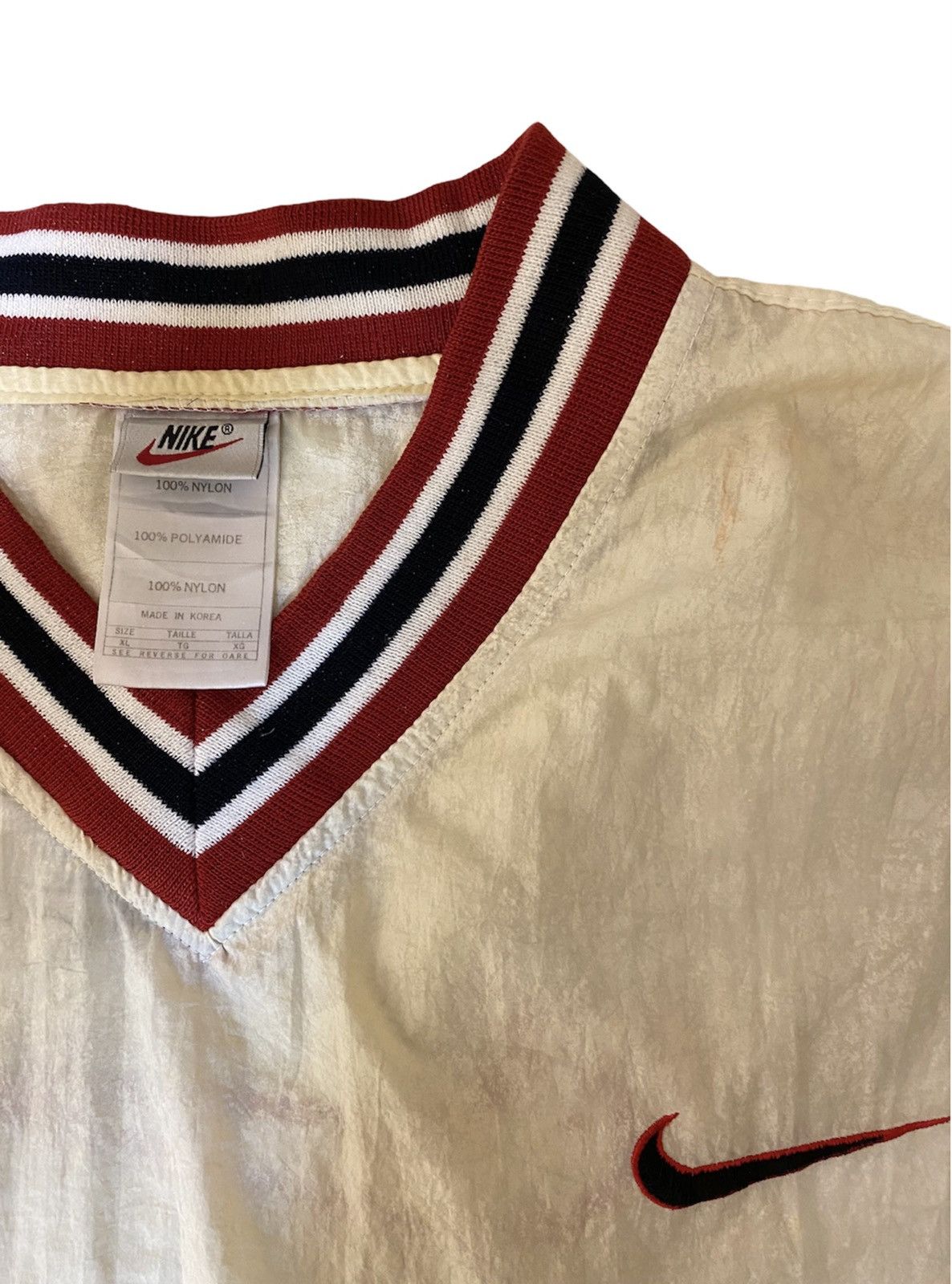 Nike × Vintage Nike Vintage Big Logo Nylon Material Size US XL / EU 56 / 4 - 4 Thumbnail